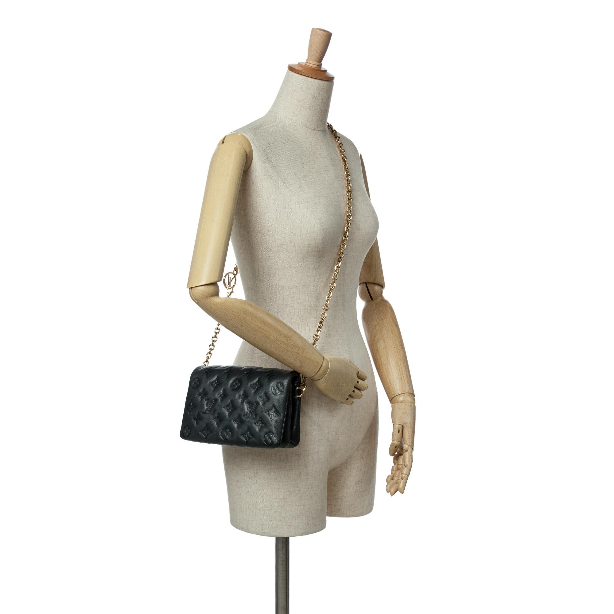Louis Vuitton Monogram Embossed Pochette Coussin
