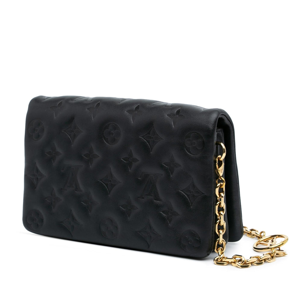 Louis Vuitton Monogram Embossed Pochette Coussin