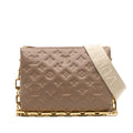 Louis Vuitton Monogram Embossed Puffy Lambskin Coussin PM