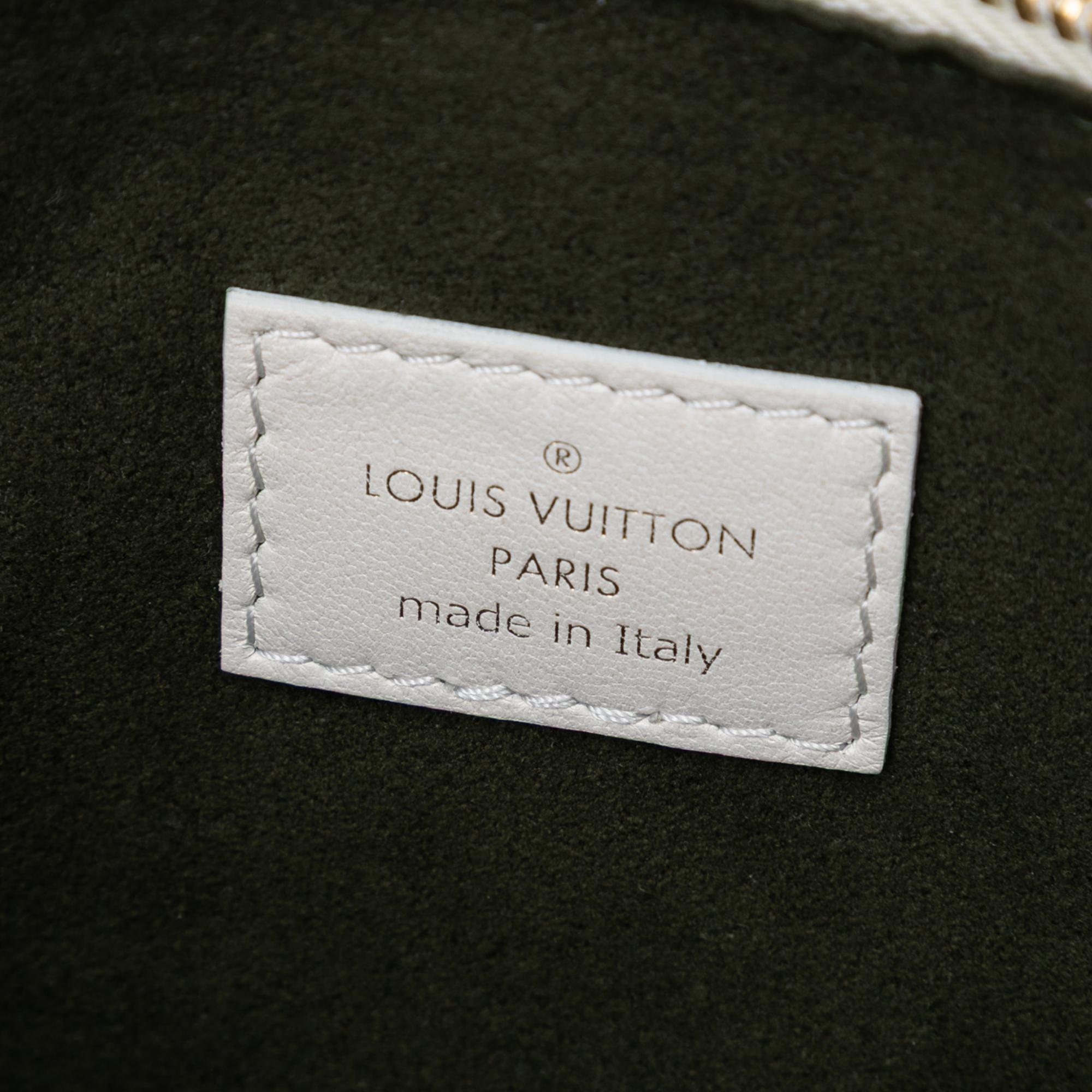 Louis Vuitton Monogram Embossed Puffy Lambskin Coussin PM