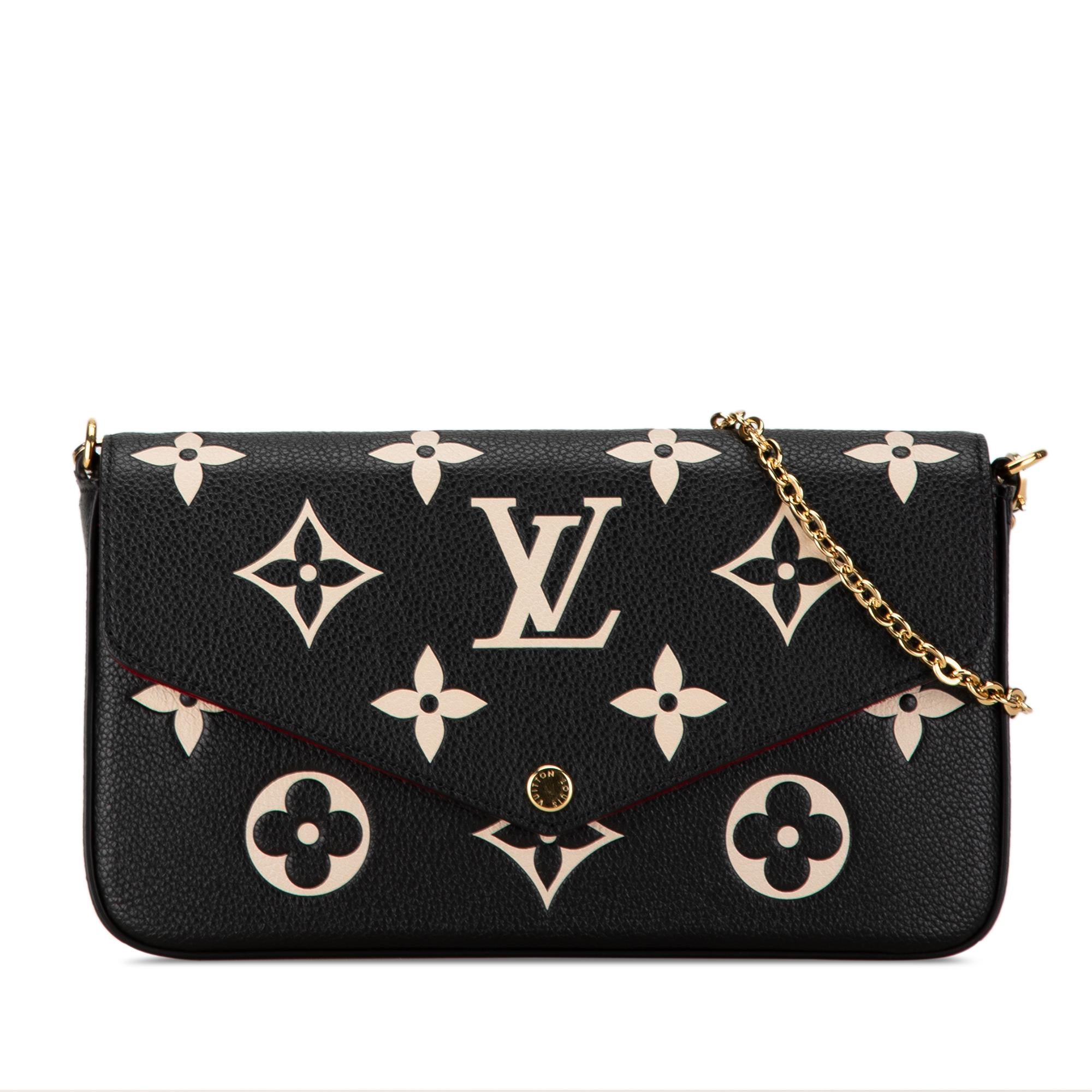Louis Vuitton Monogram Empriente Bicolor Pochette Felicie (SHG-rpPuUu)