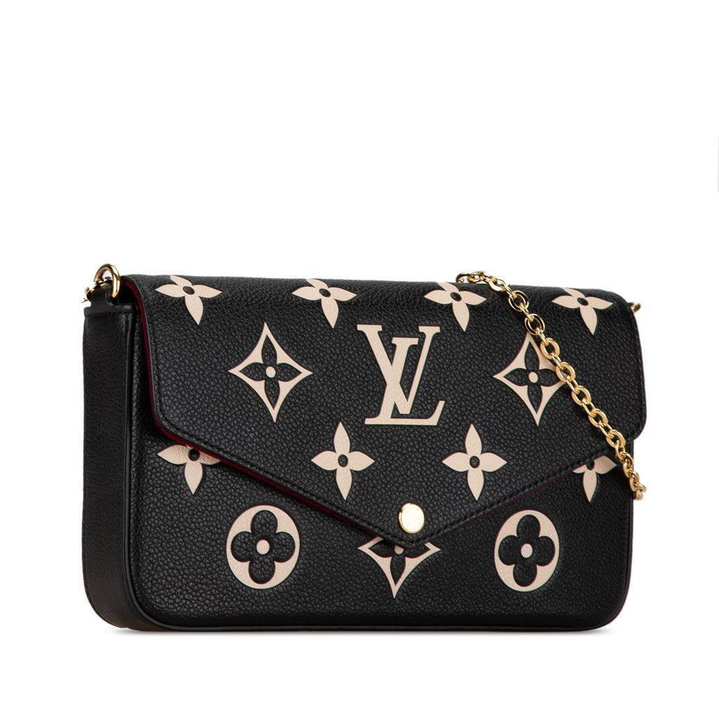 Louis Vuitton Monogram Empriente Bicolor Pochette Felicie (SHG-rpPuUu)