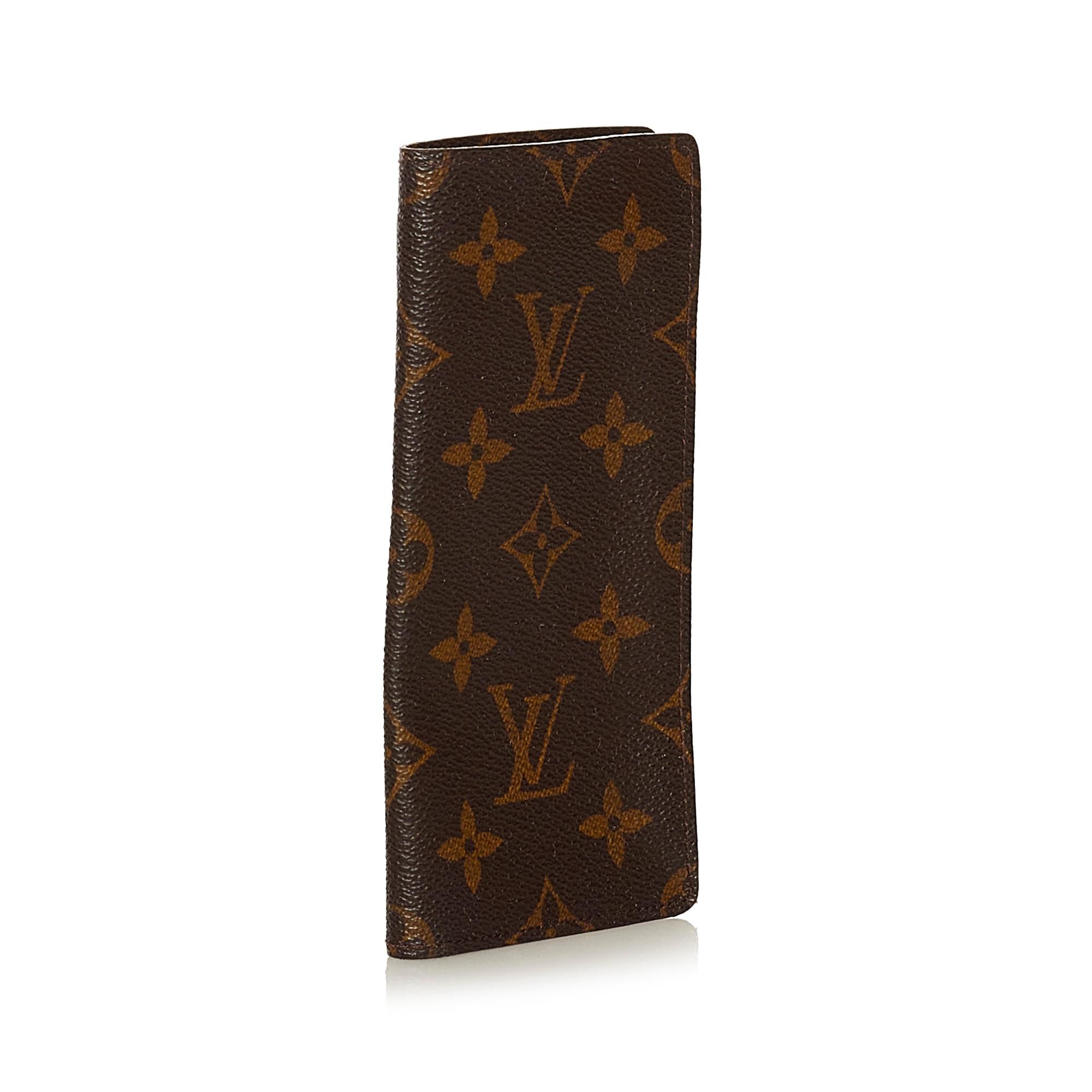 Louis Vuitton Monogram Etui a Lunettes Simple Eyeglass Case (SHG-34882)