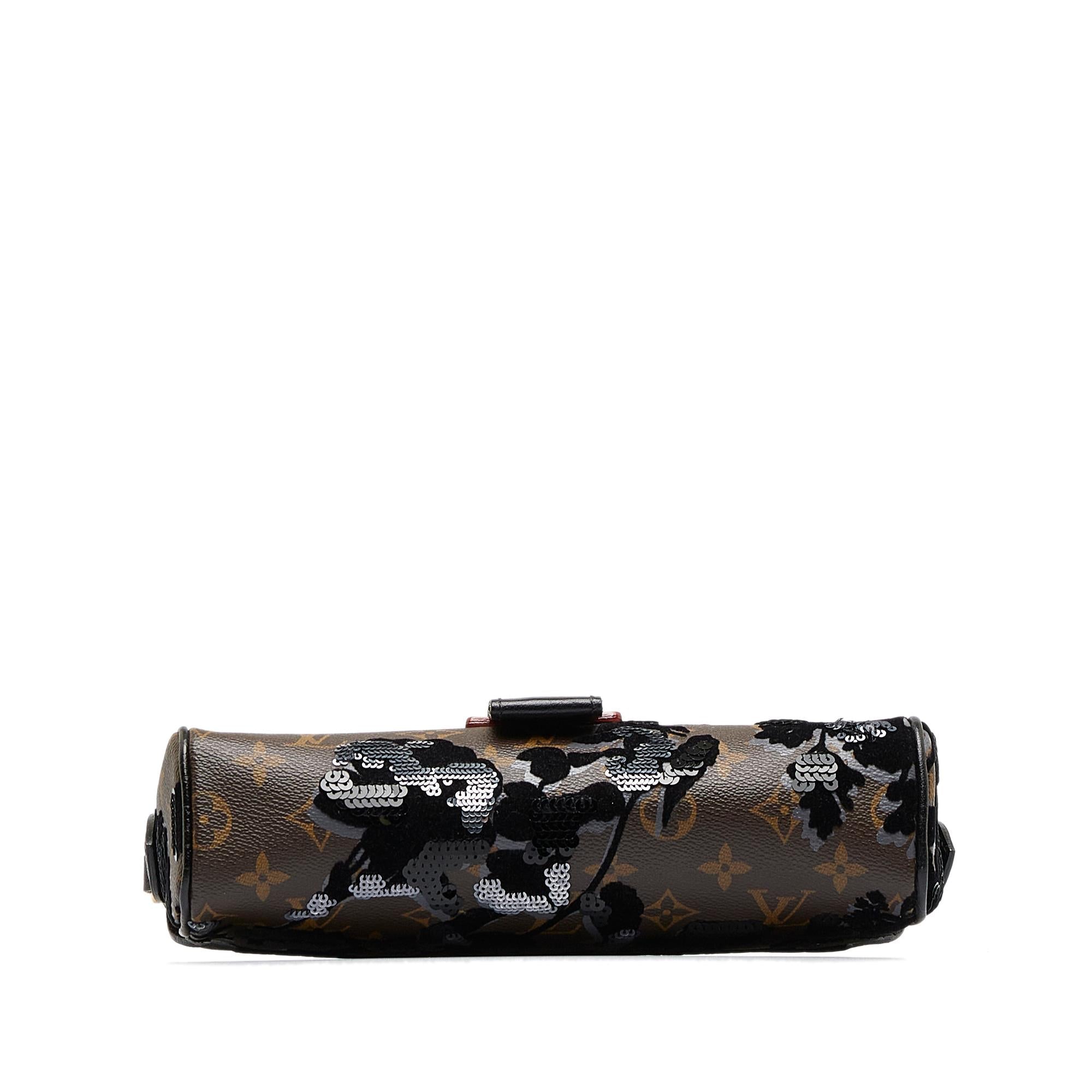 Louis Vuitton Monogram Fleur De Jais Manege Clutch (SHG-psHwUg)