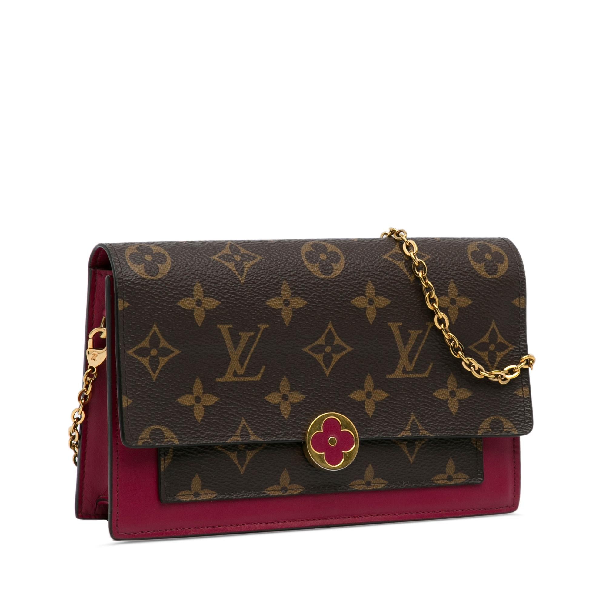 Louis Vuitton Monogram Flore Wallet On Chain (SHG-xvtwWO)