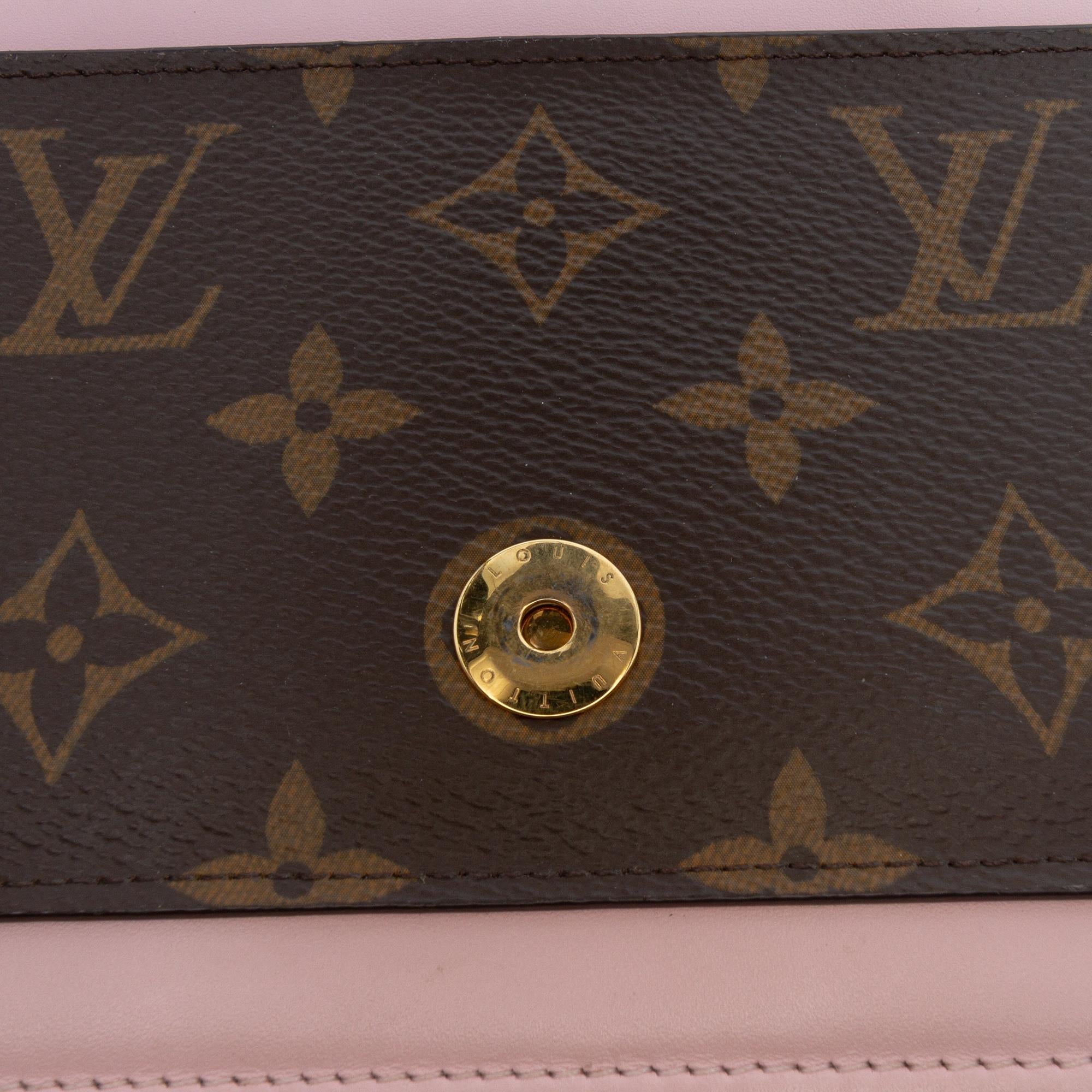 Louis Vuitton Monogram Flore Wallet On Chain