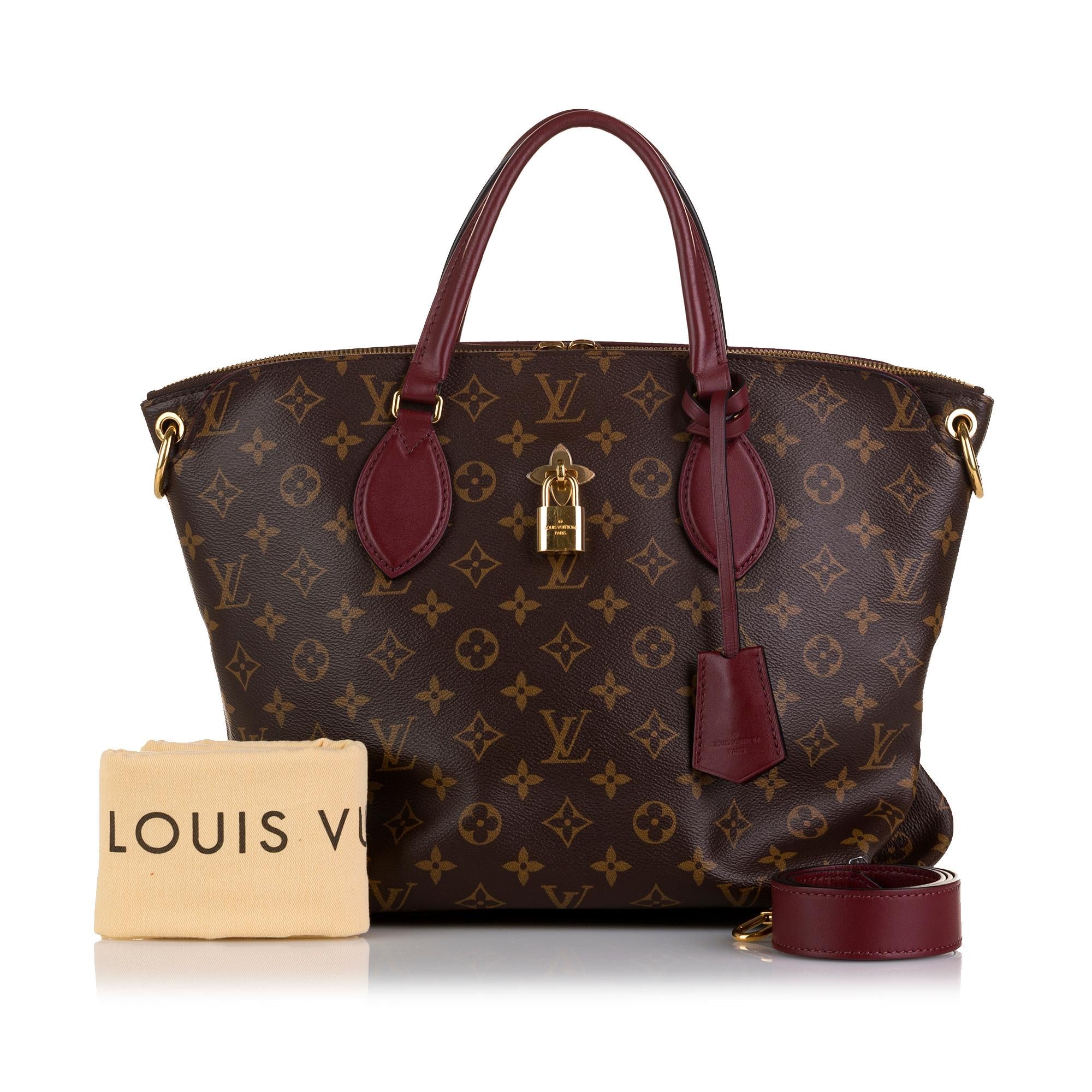 Louis Vuitton Monogram Flower Zipped Tote MM (SHG-W0LVmv)