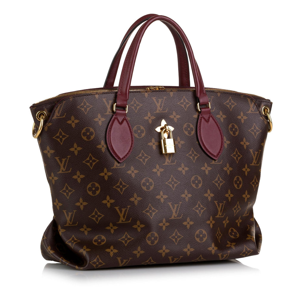 Louis Vuitton Monogram Flower Zipped Tote MM (SHG-W0LVmv)