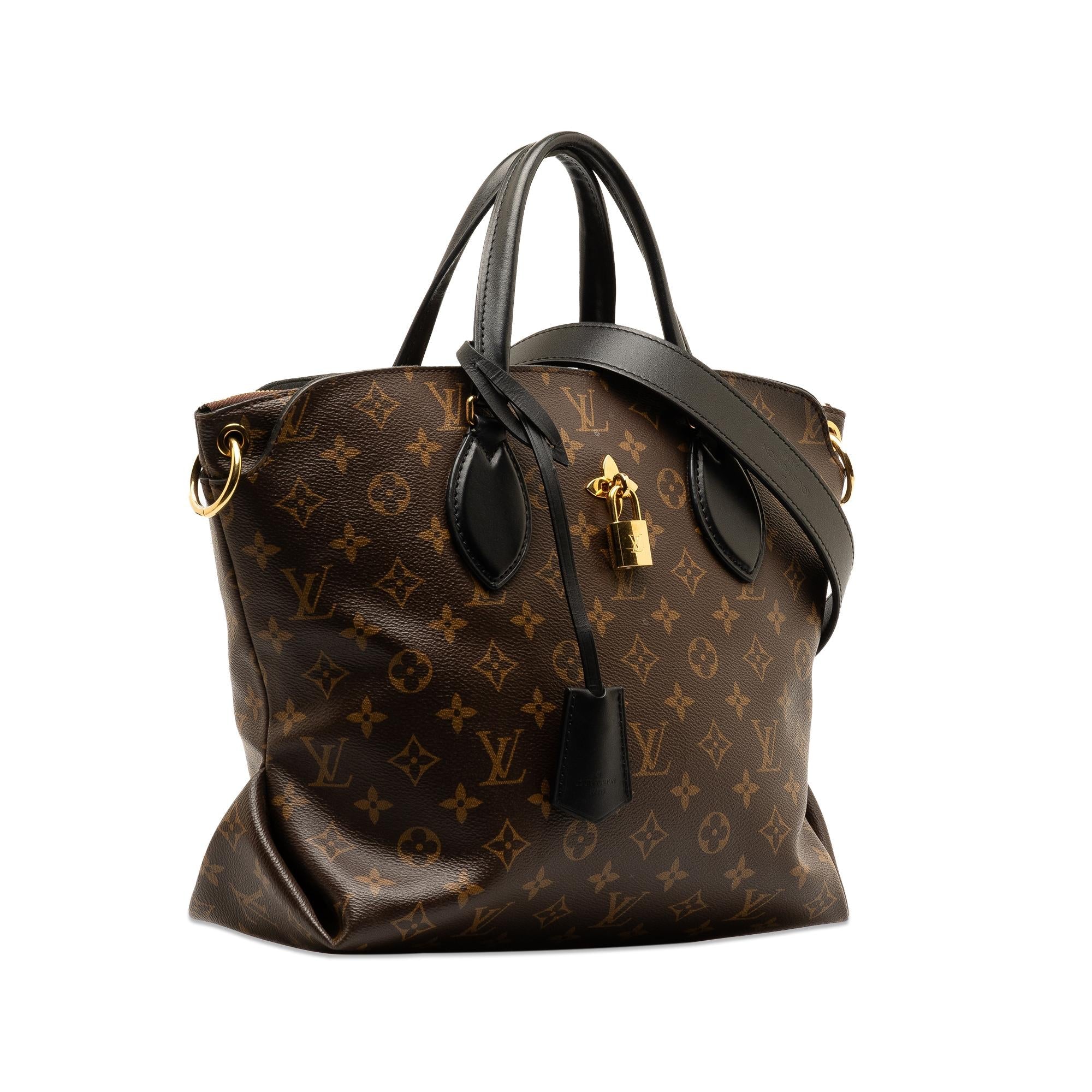 Louis Vuitton Monogram Flower Zipped Tote PM (SHG-dKkl7o)