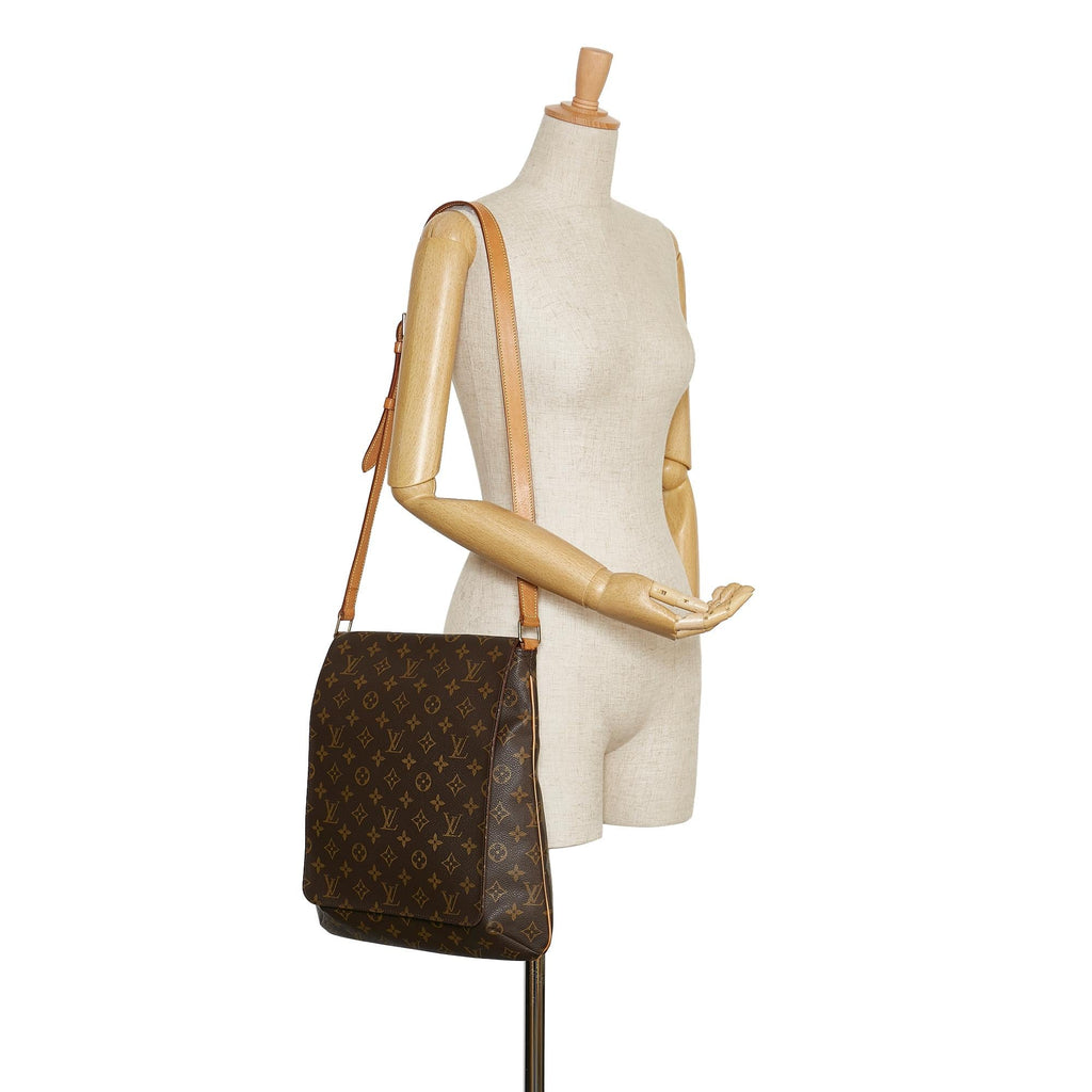 Louis Vuitton Monogram GM Musette Salsa Long Strap (SHG-35149)