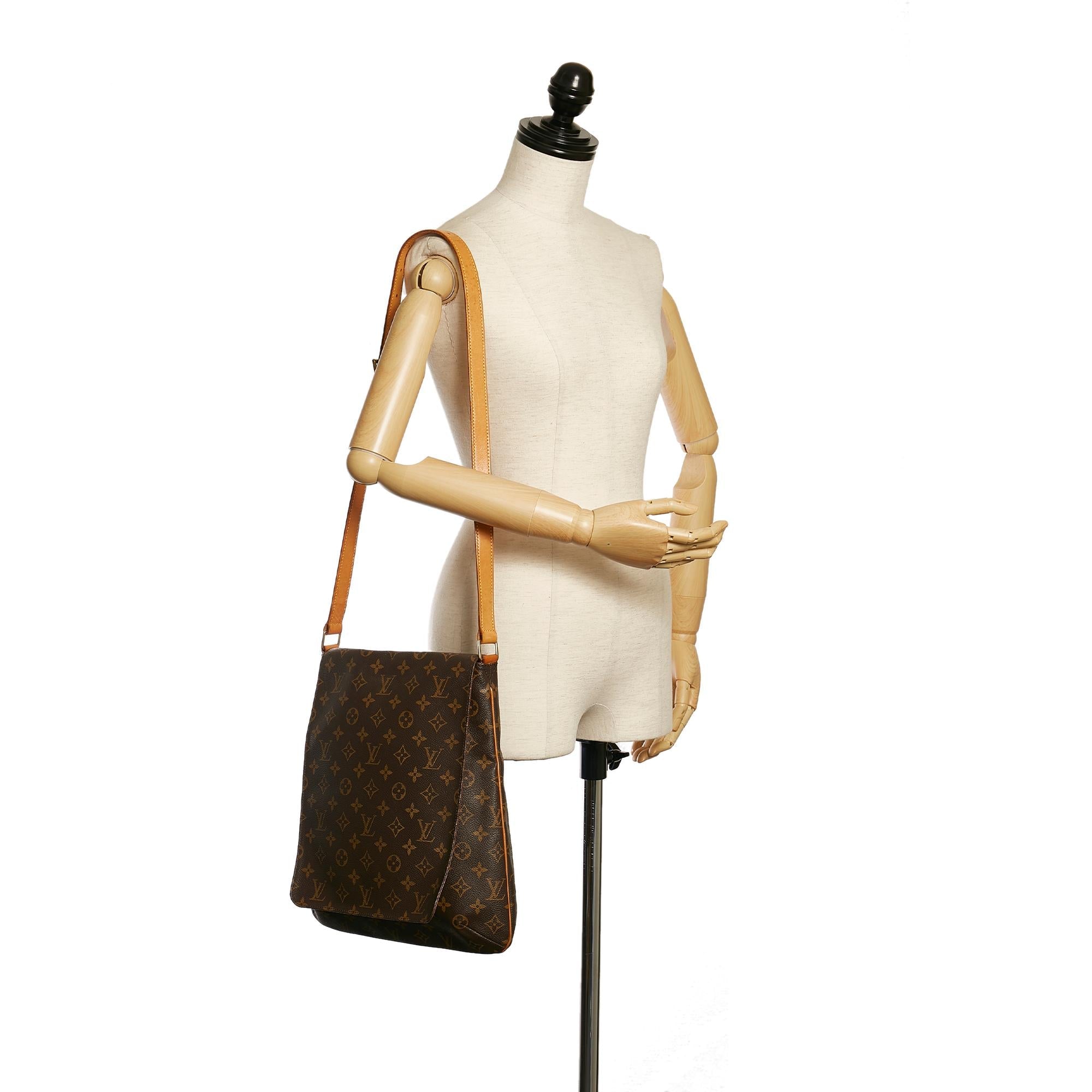 Louis Vuitton Monogram GM Musette Salsa Long Strap (SHG-35573)