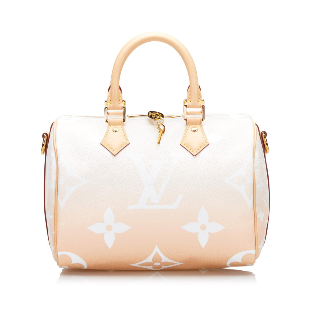 Louis Vuitton Monogram Giant By The Pool Speedy Bandouliere 25 (SHG-lpOsSm)
