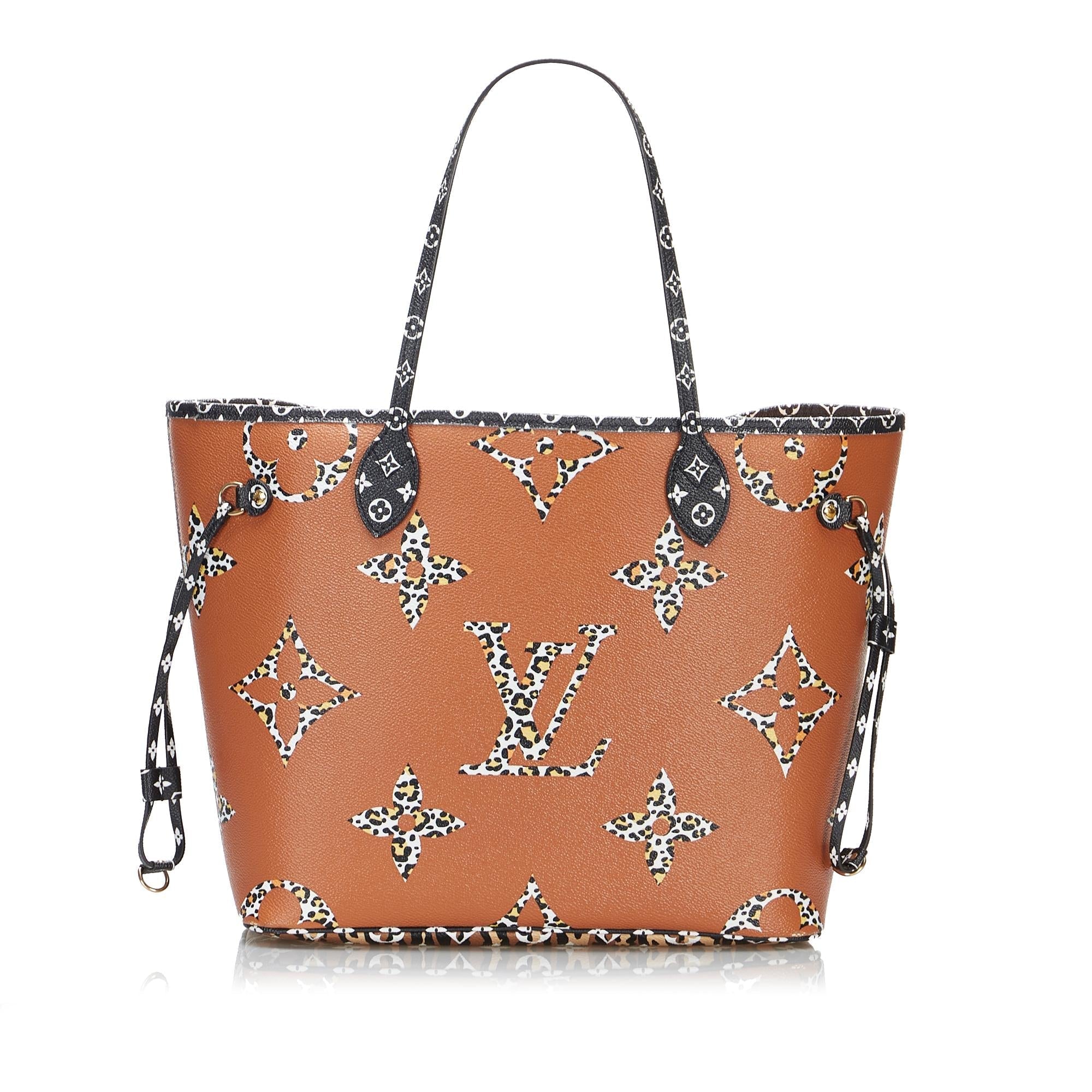Louis Vuitton Monogram Giant Jungle Neverfull MM (SHG-4HIPD2)