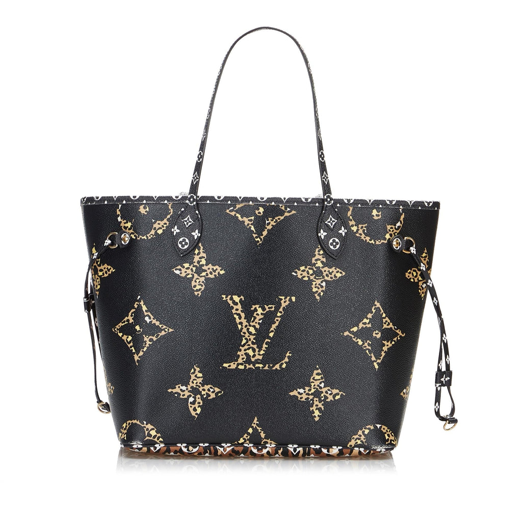 Louis Vuitton Monogram Giant Jungle Neverfull MM (SHG-4HIPD2)