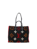 Louis Vuitton Monogram Giant Shearling Teddy Onthego GM (SHG-Zz4bpd)