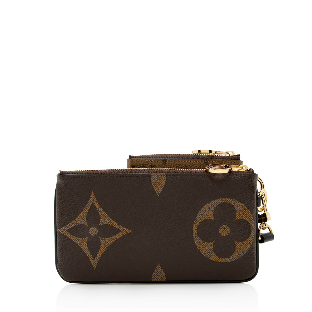 Louis Vuitton Monogram Giant Trio Pouch (SHF-20221)