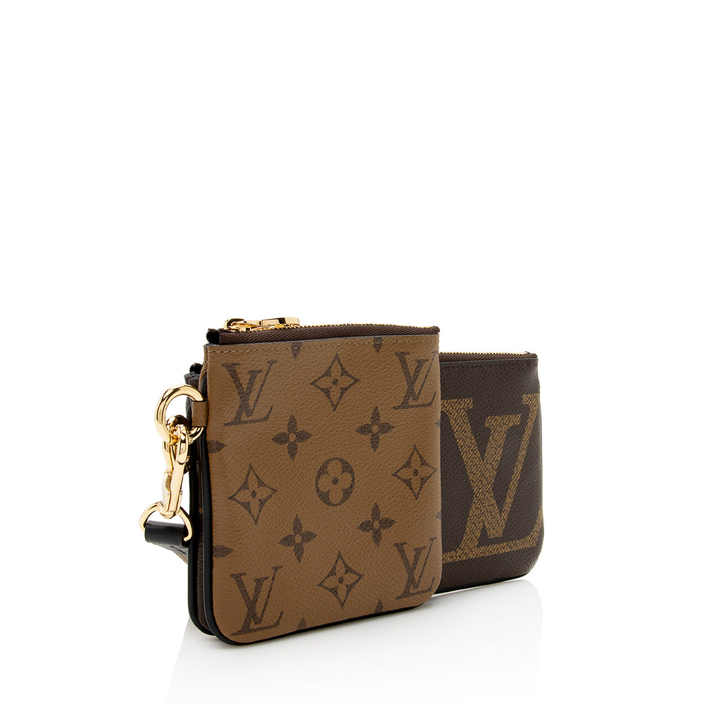 Louis Vuitton Monogram Giant Trio Pouch (SHF-20221)