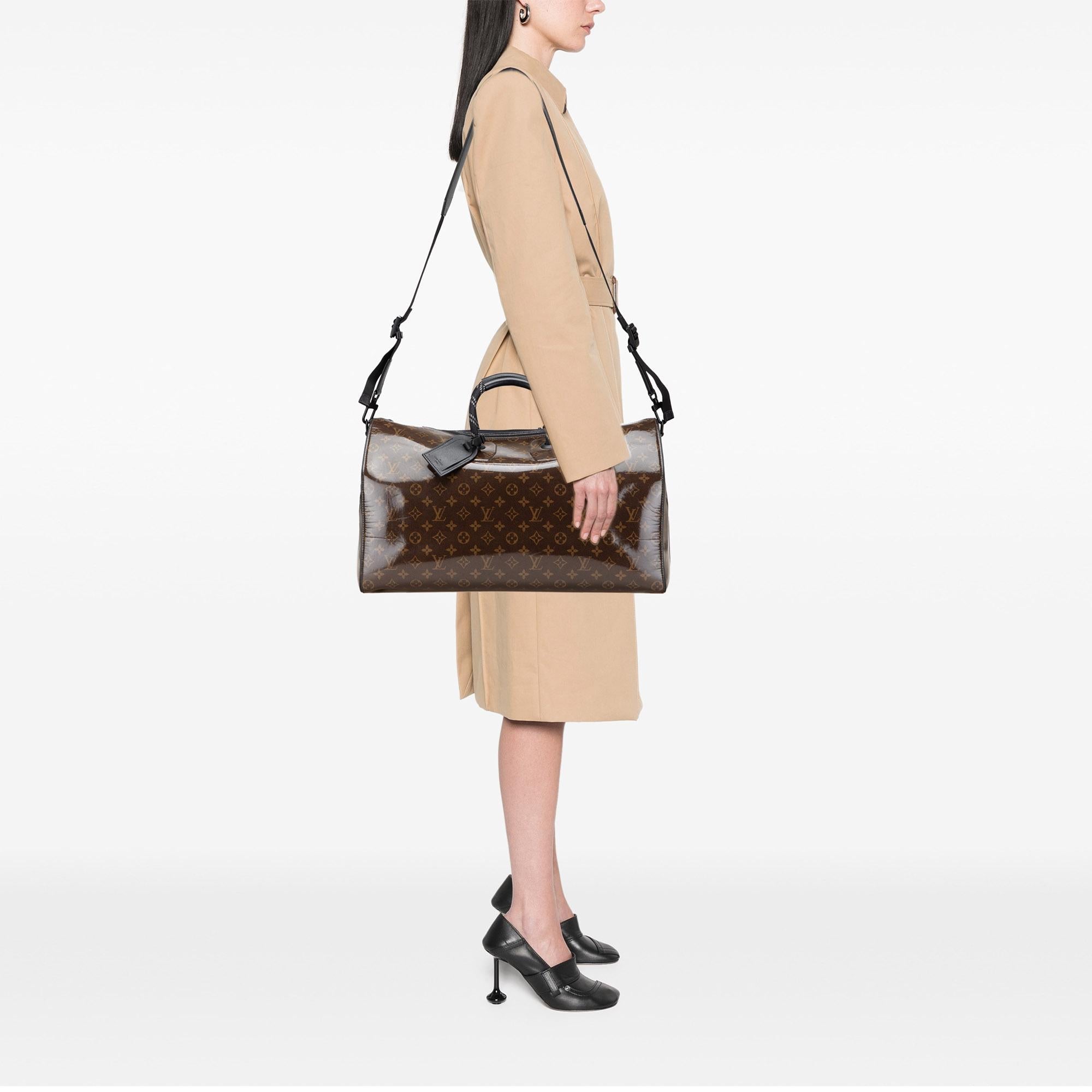 Louis Vuitton Monogram Glaze Keepall Bandouliere 50