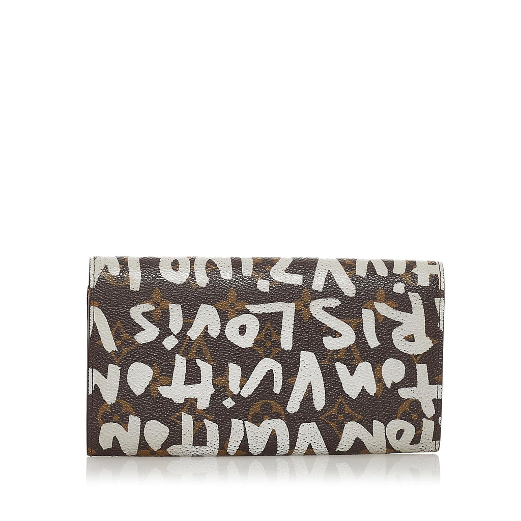 Louis Vuitton Monogram Graffiti Stephen Sprouse Long Wallet (SHG-33739)