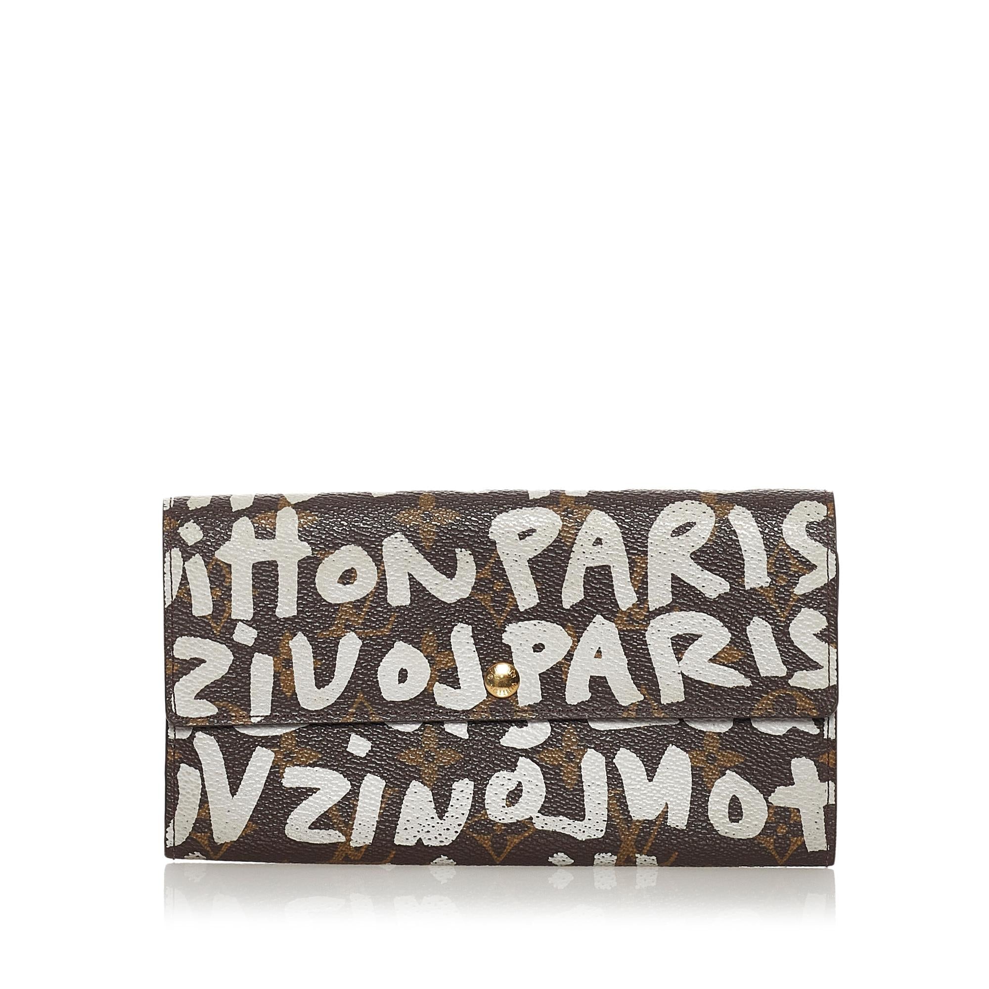 Louis Vuitton Monogram Graffiti Stephen Sprouse Long Wallet (SHG-33739)