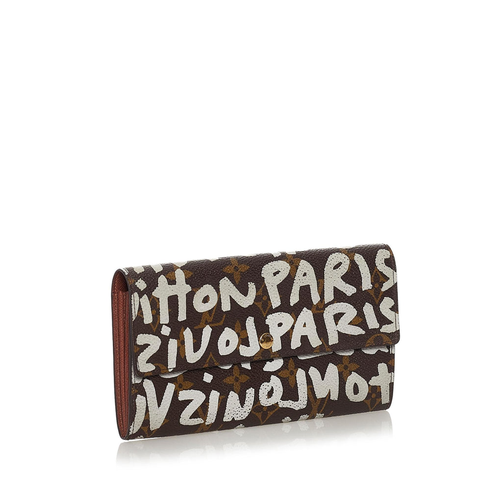 Louis Vuitton Monogram Graffiti Stephen Sprouse Long Wallet (SHG-33739)