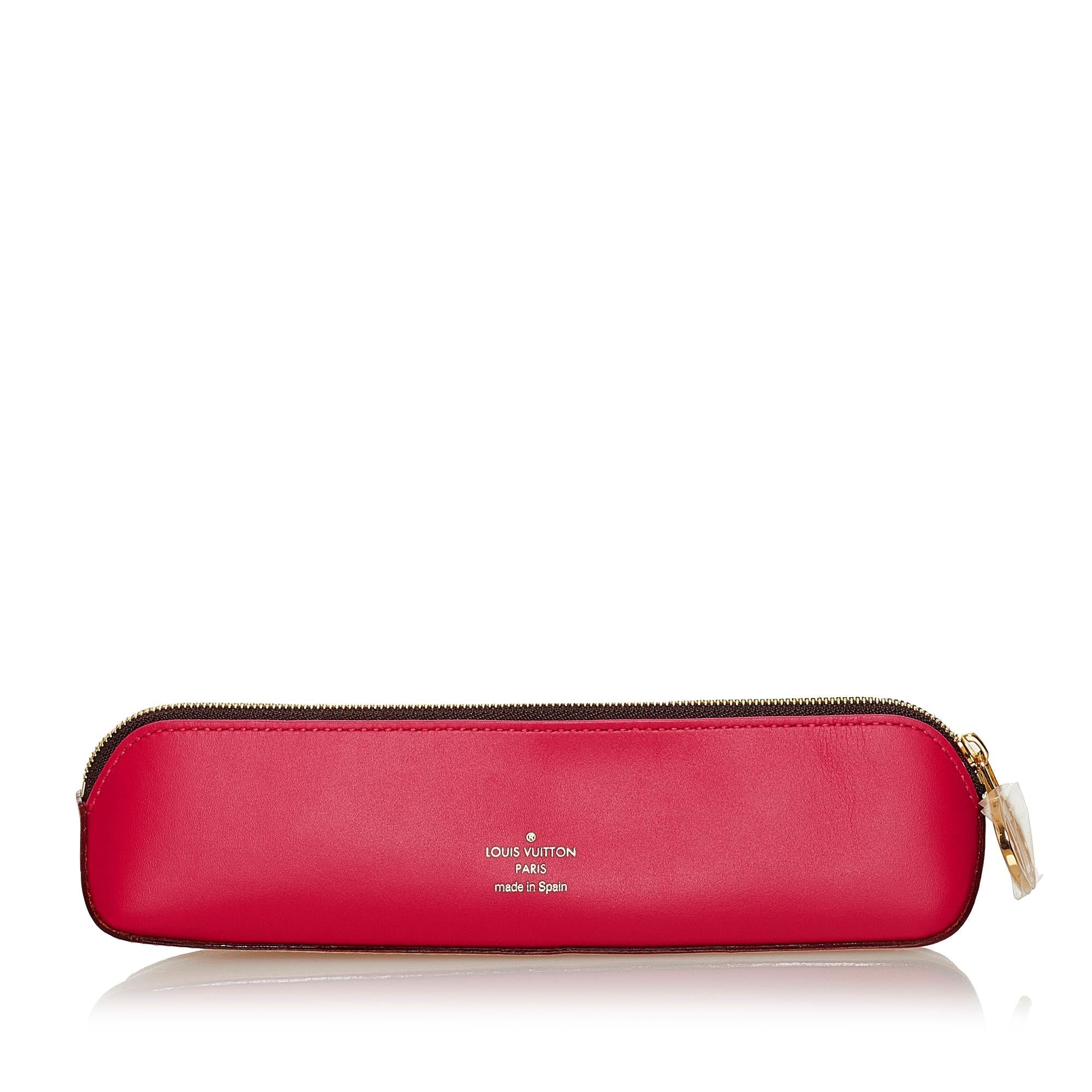 Louis Vuitton Monogram Hollywood Xmas Elizabeth Pencil Case (SHG-33476)