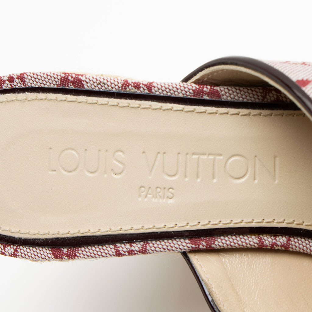 Louis Vuitton Monogram Idylle Espadrille Wedges - Size 6.5 / 36.5