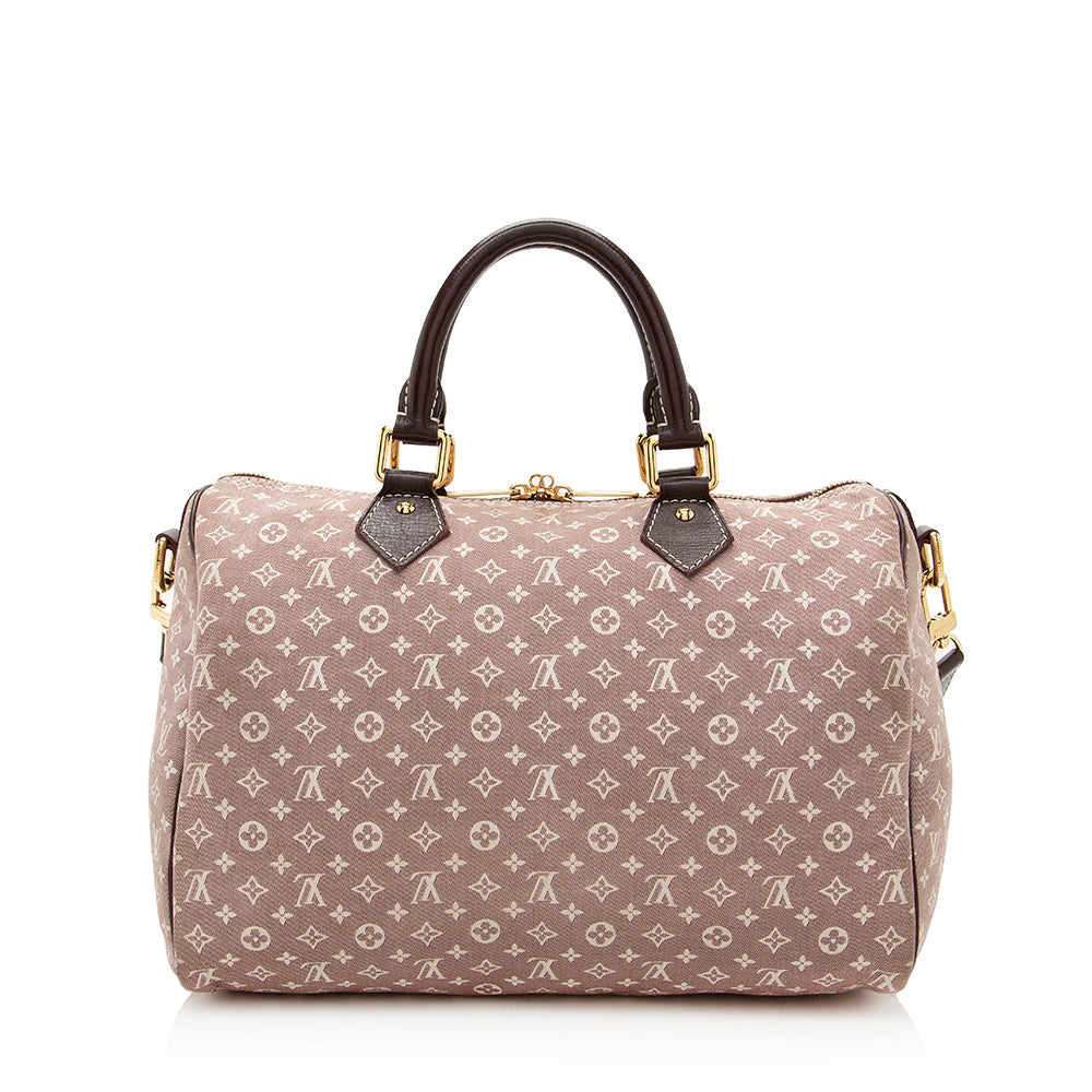 Louis Vuitton Monogram Idylle Speedy Bandouliere 30 Satchel (SHF-19858)