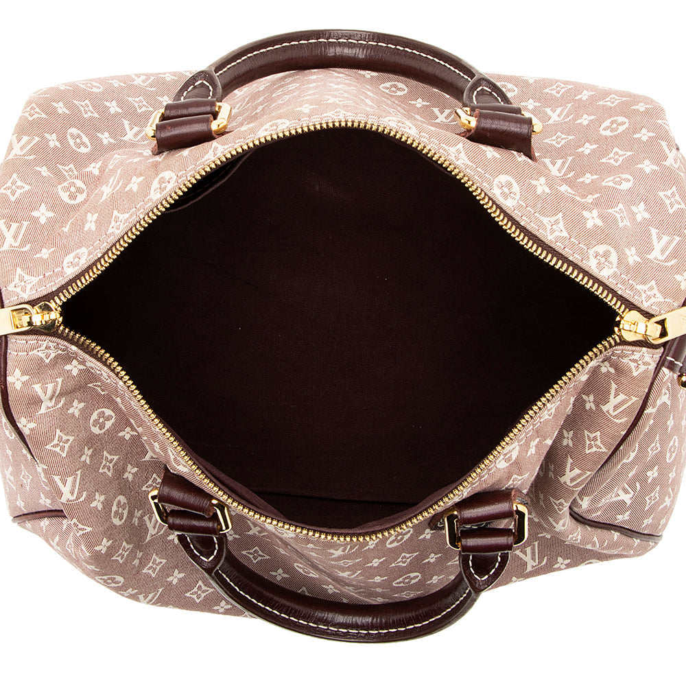 Louis Vuitton Monogram Idylle Speedy Bandouliere 30 Satchel (SHF-19858)