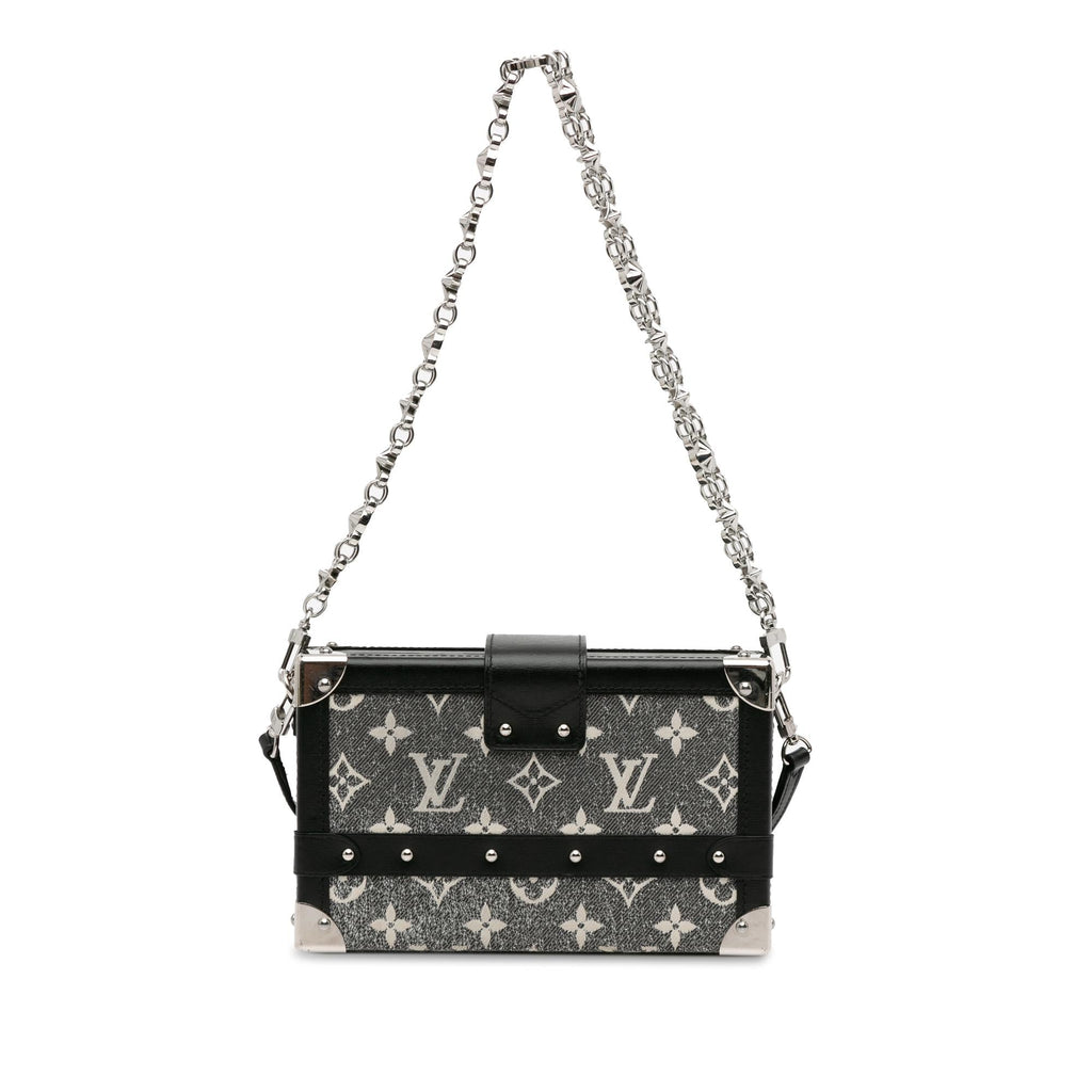 Louis Vuitton Monogram Jacquard Denim Petite Malle (SHG-BewcB2)