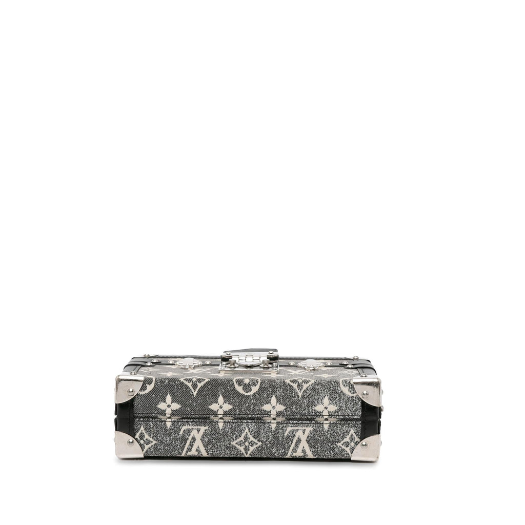 Louis Vuitton Monogram Jacquard Denim Petite Malle (SHG-BewcB2)