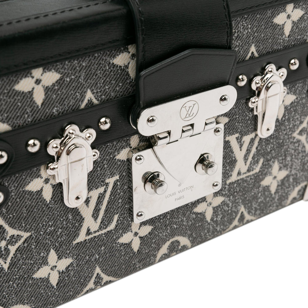 Louis Vuitton Monogram Jacquard Denim Petite Malle (SHG-BewcB2)
