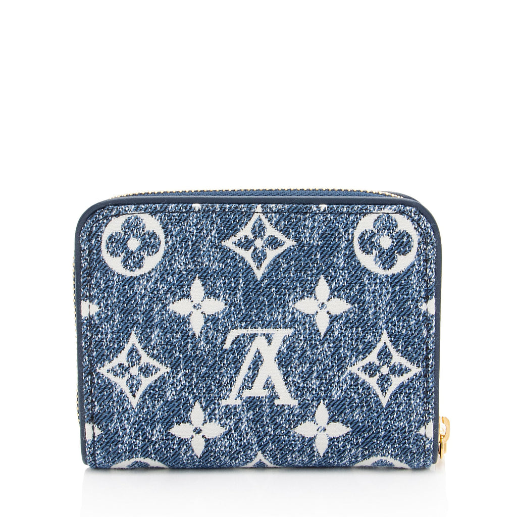 Louis Vuitton Monogram Jacquard Denim Zippy Coin Wallet