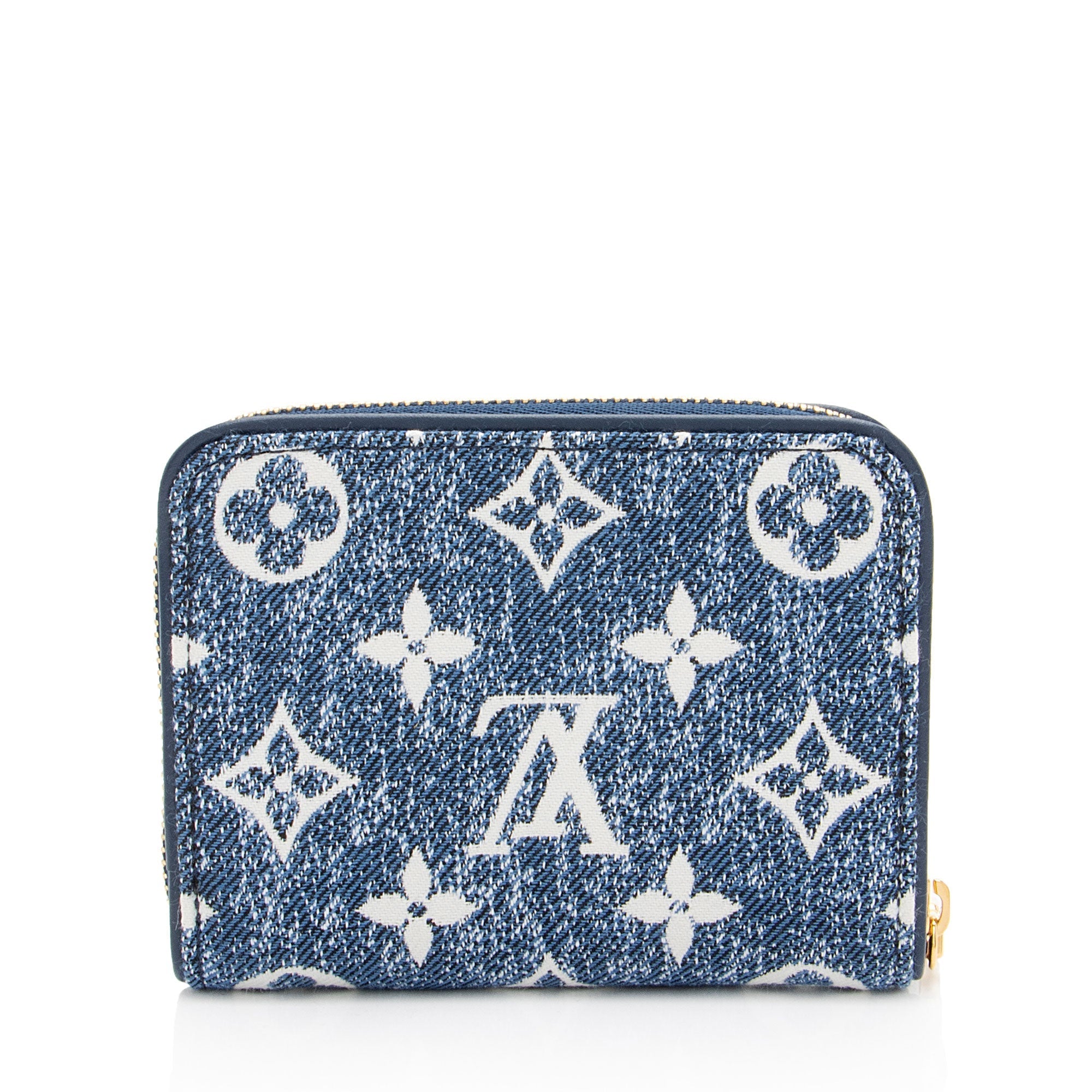 Louis Vuitton Monogram Jacquard Denim Zippy Coin Wallet