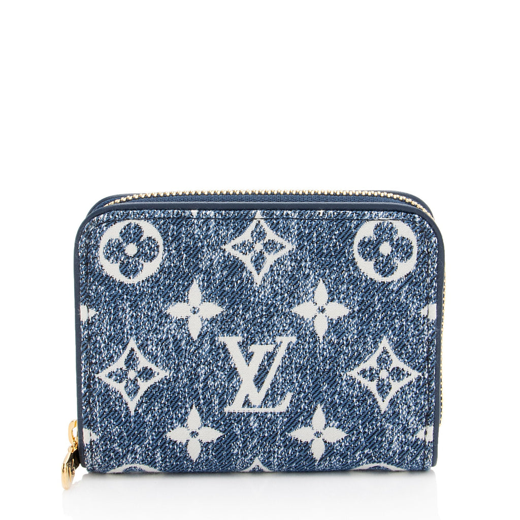 Louis Vuitton Monogram Jacquard Denim Zippy Coin Wallet