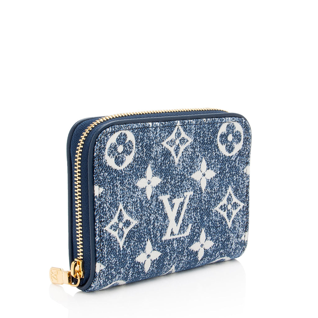 Louis Vuitton Monogram Jacquard Denim Zippy Coin Wallet