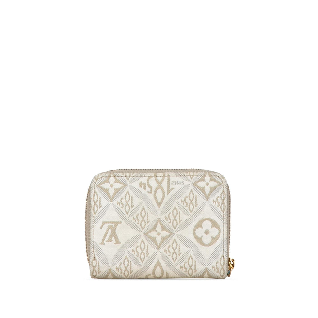 Louis Vuitton Monogram Jacquard Since 1854 Zippy Coin Purse (SHG-yeL3nc)