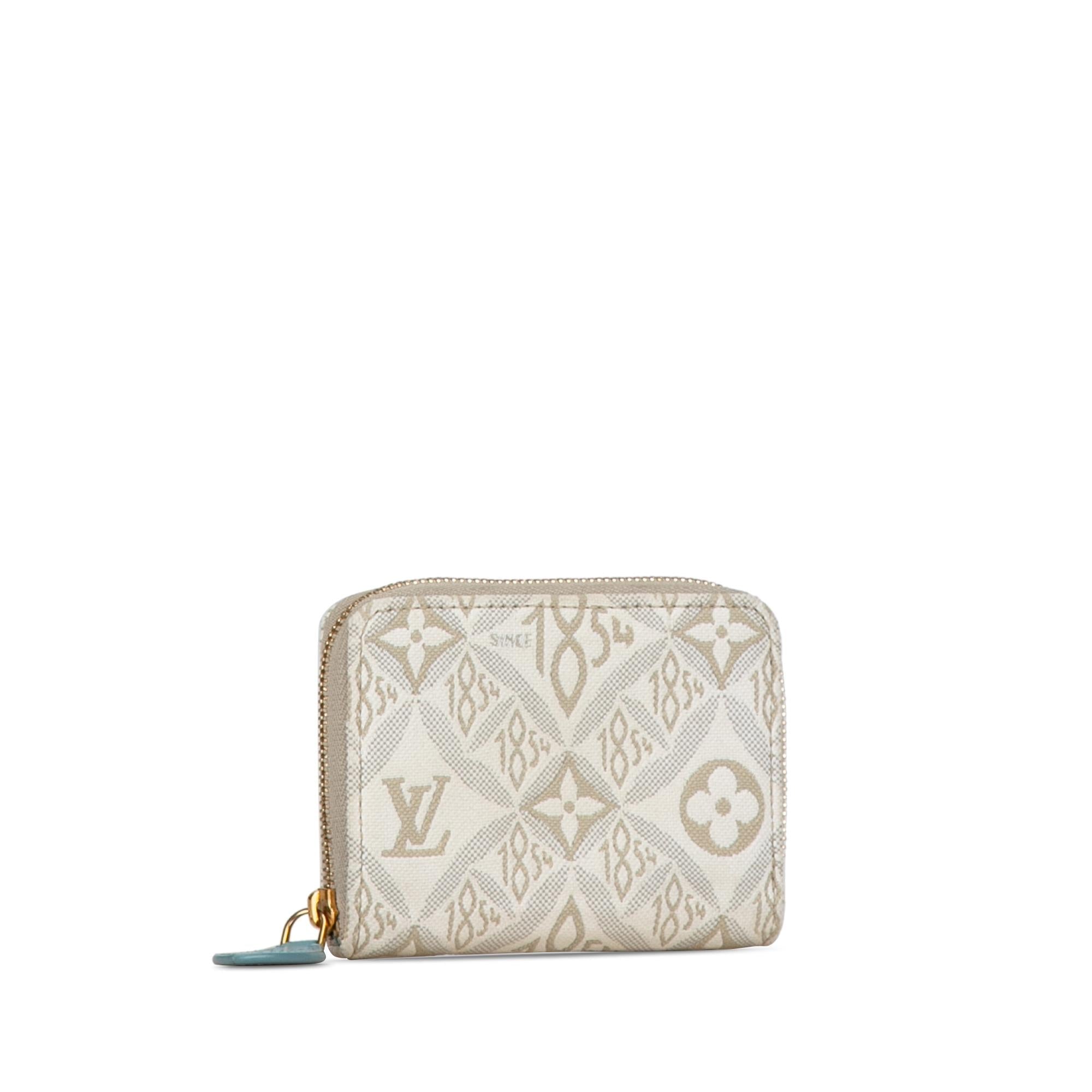Louis Vuitton Monogram Jacquard Since 1854 Zippy Coin Purse (SHG-yeL3nc)