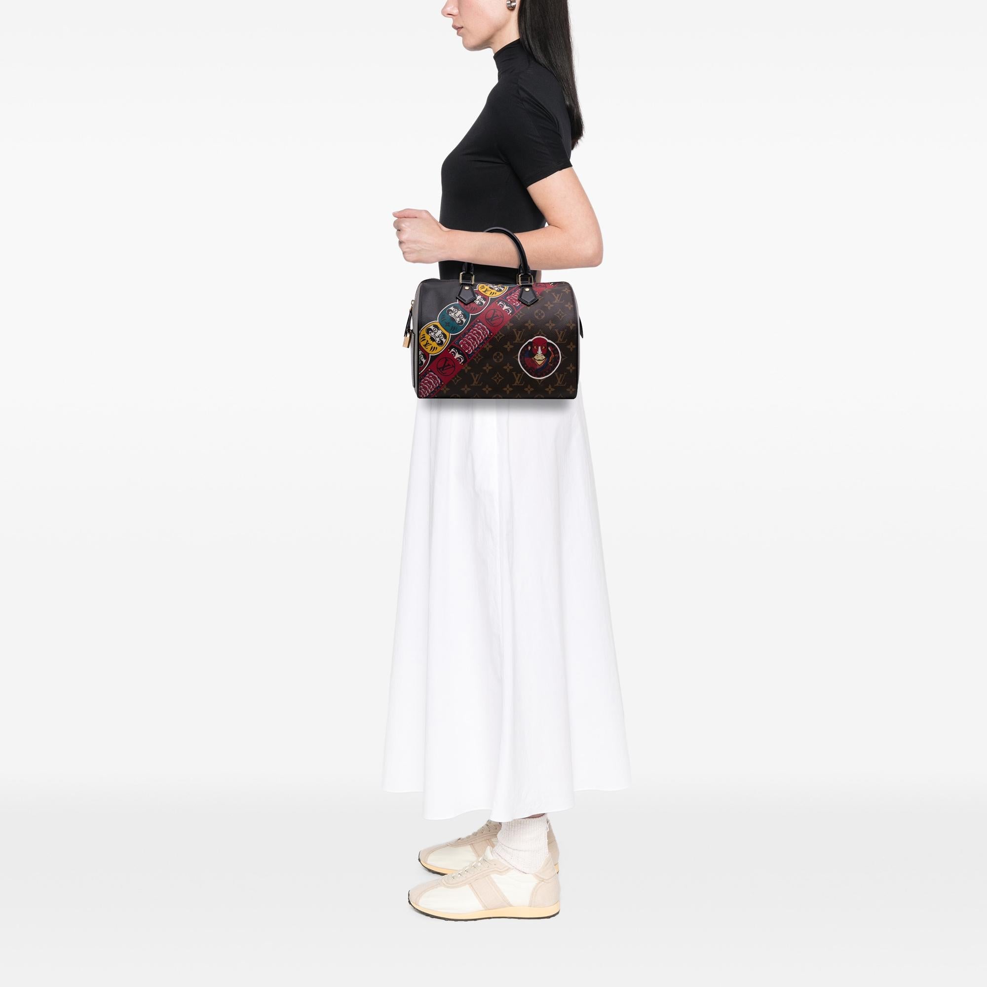 Louis Vuitton Monogram Kabuki Speedy  30