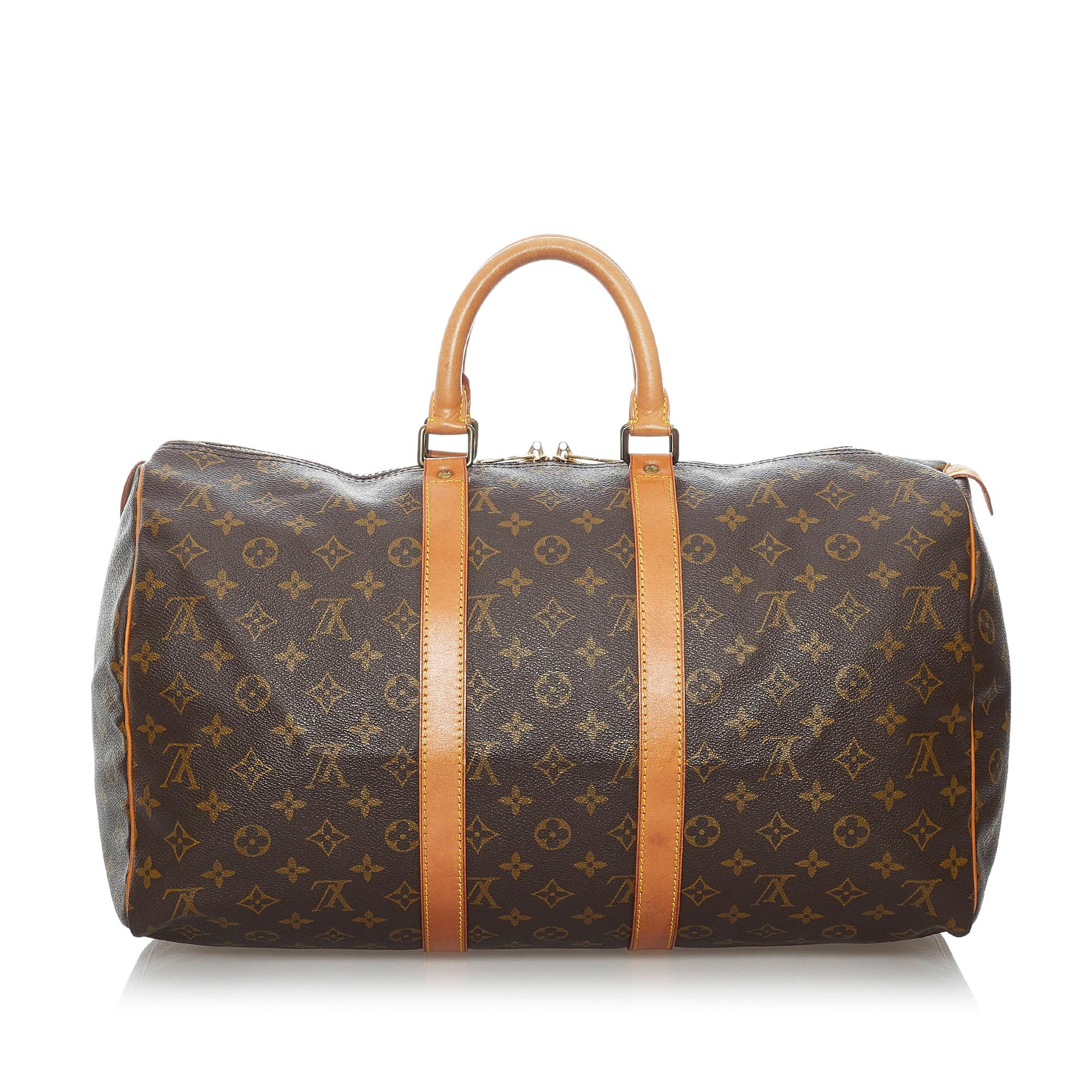 Louis Vuitton Monogram Keepall 45 (SHG-29532)