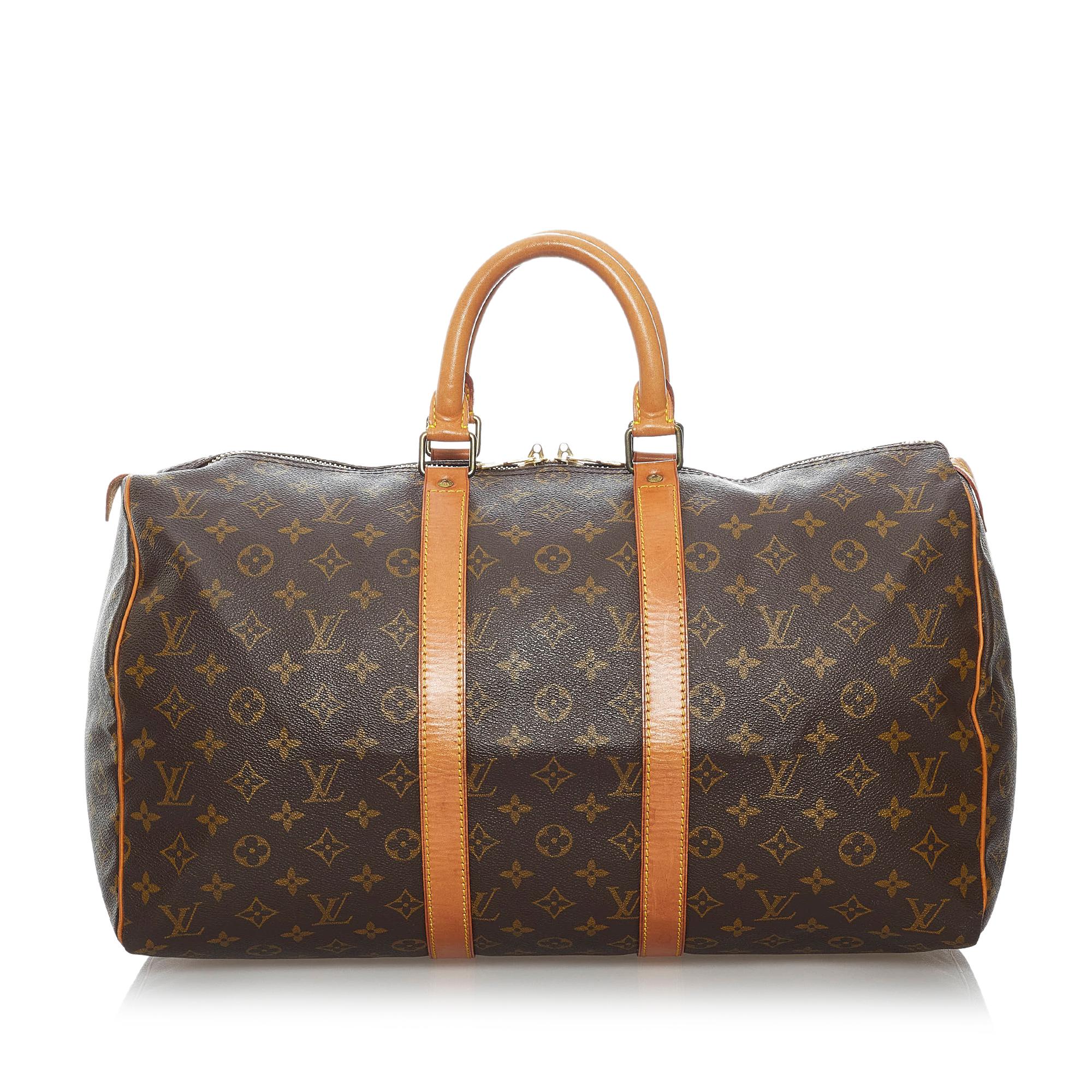 Louis Vuitton Monogram Keepall 45 (SHG-29532)