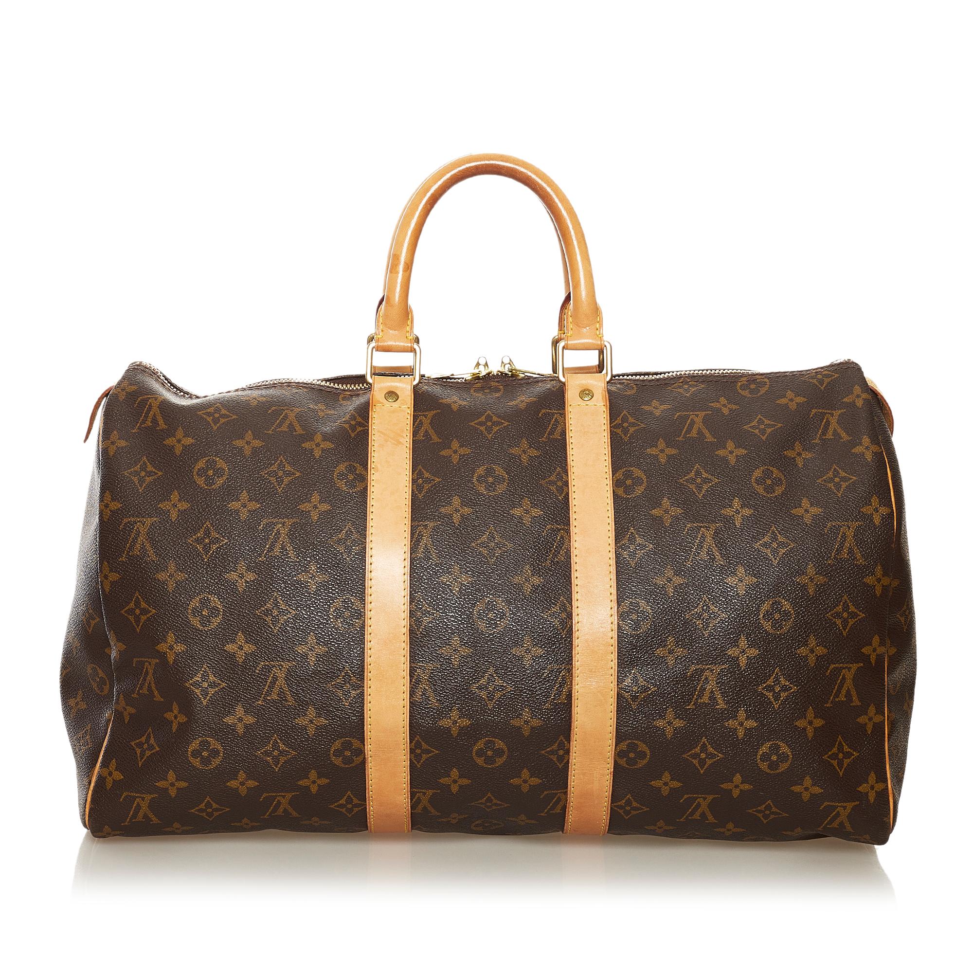 Louis Vuitton Monogram Keepall 45 (SHG-34287)