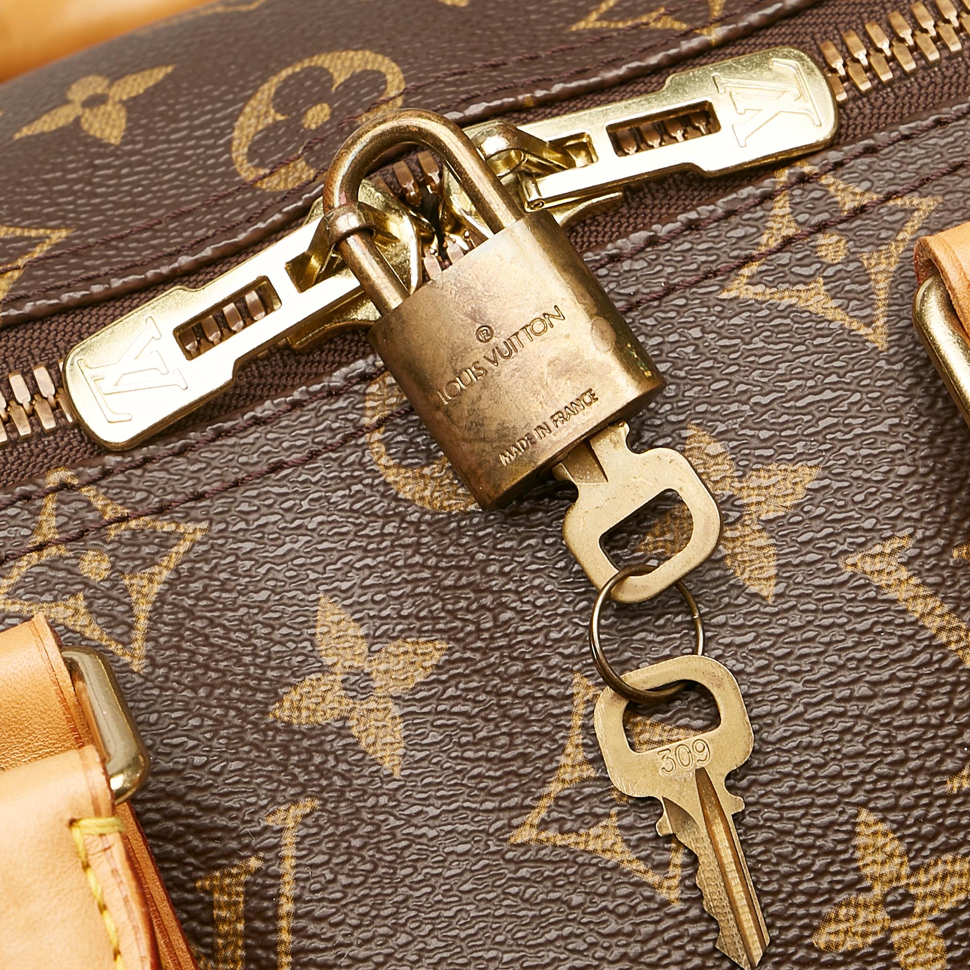Louis Vuitton Monogram Keepall 45 (SHG-34484)