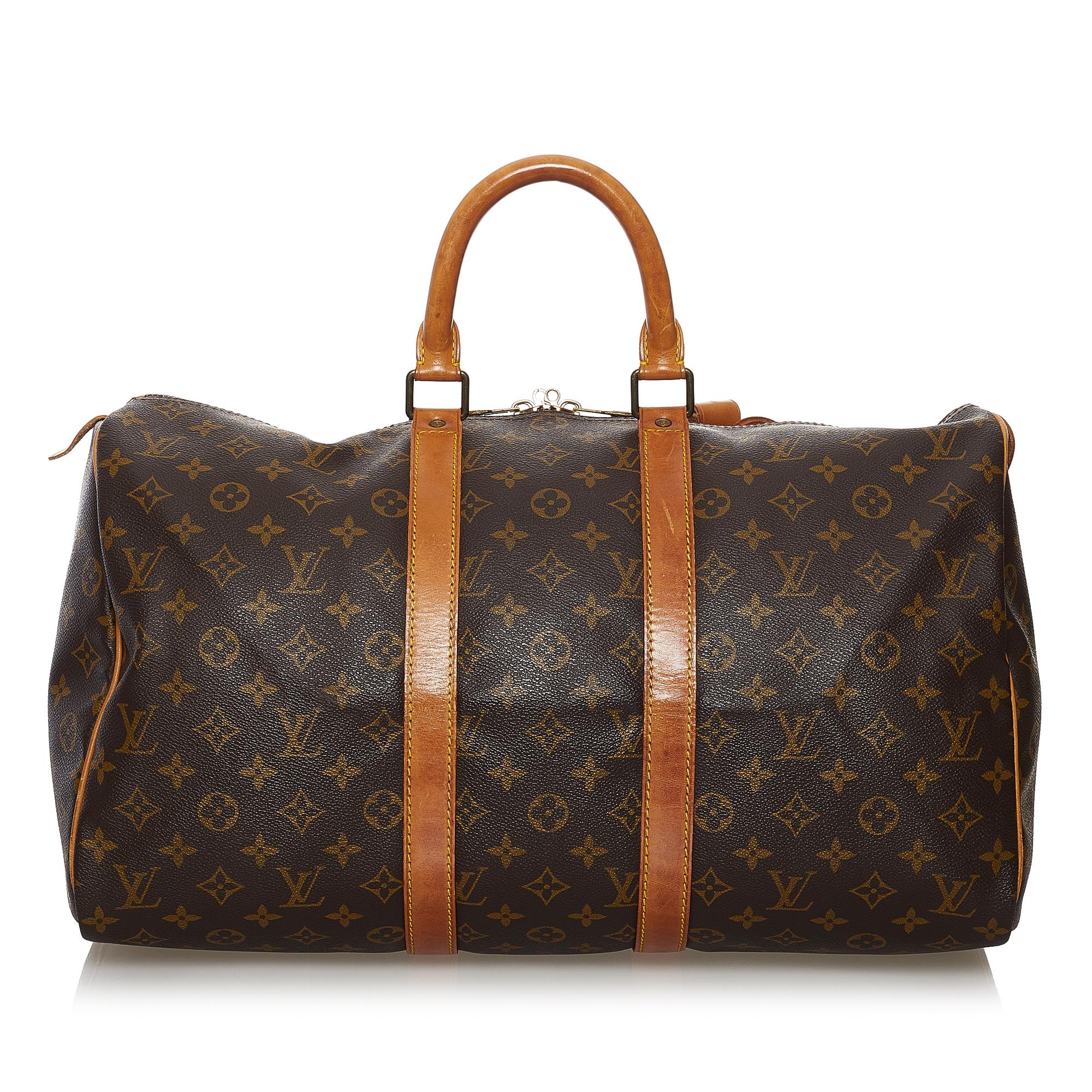 Louis Vuitton Monogram Keepall 45 (SHG-34740)
