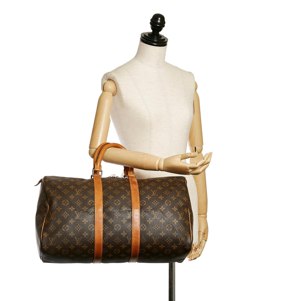 Louis Vuitton Monogram Keepall 45 (SHG-34740)