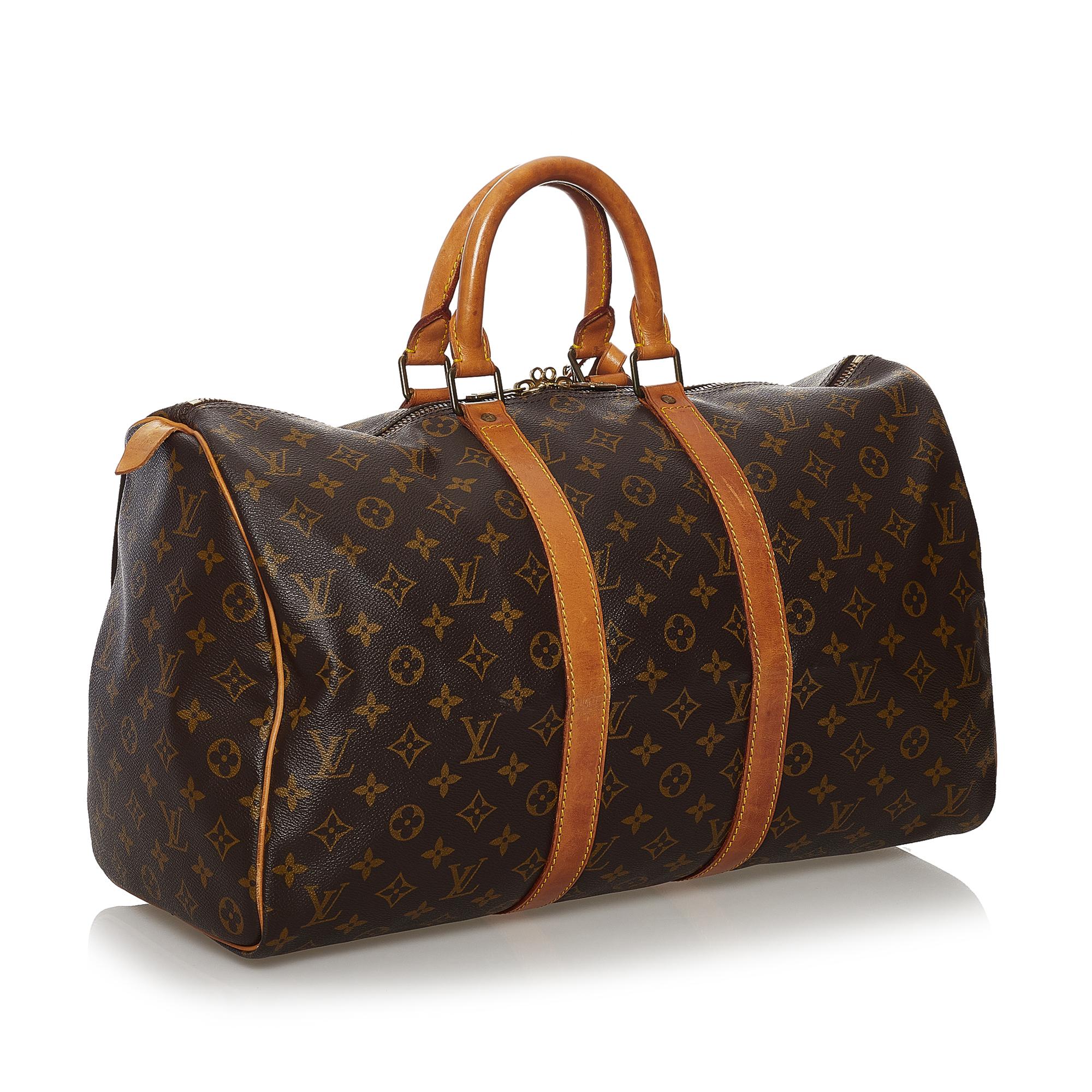 Louis Vuitton Monogram Keepall 45 (SHG-34740)