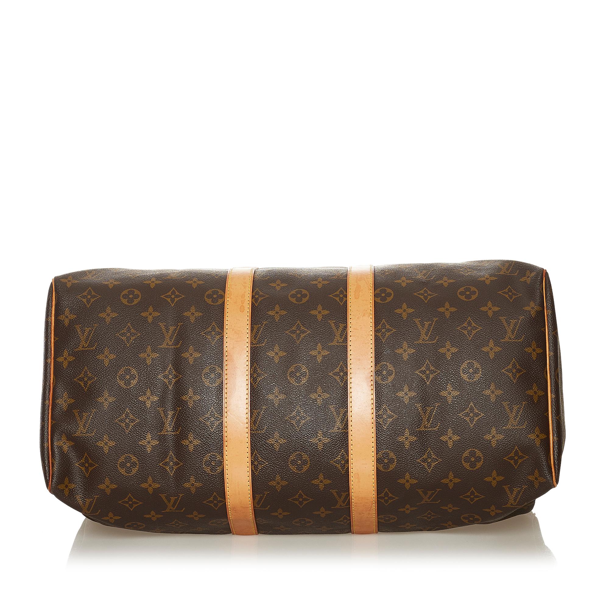 Louis Vuitton Monogram Keepall 45 (SHG-34931)