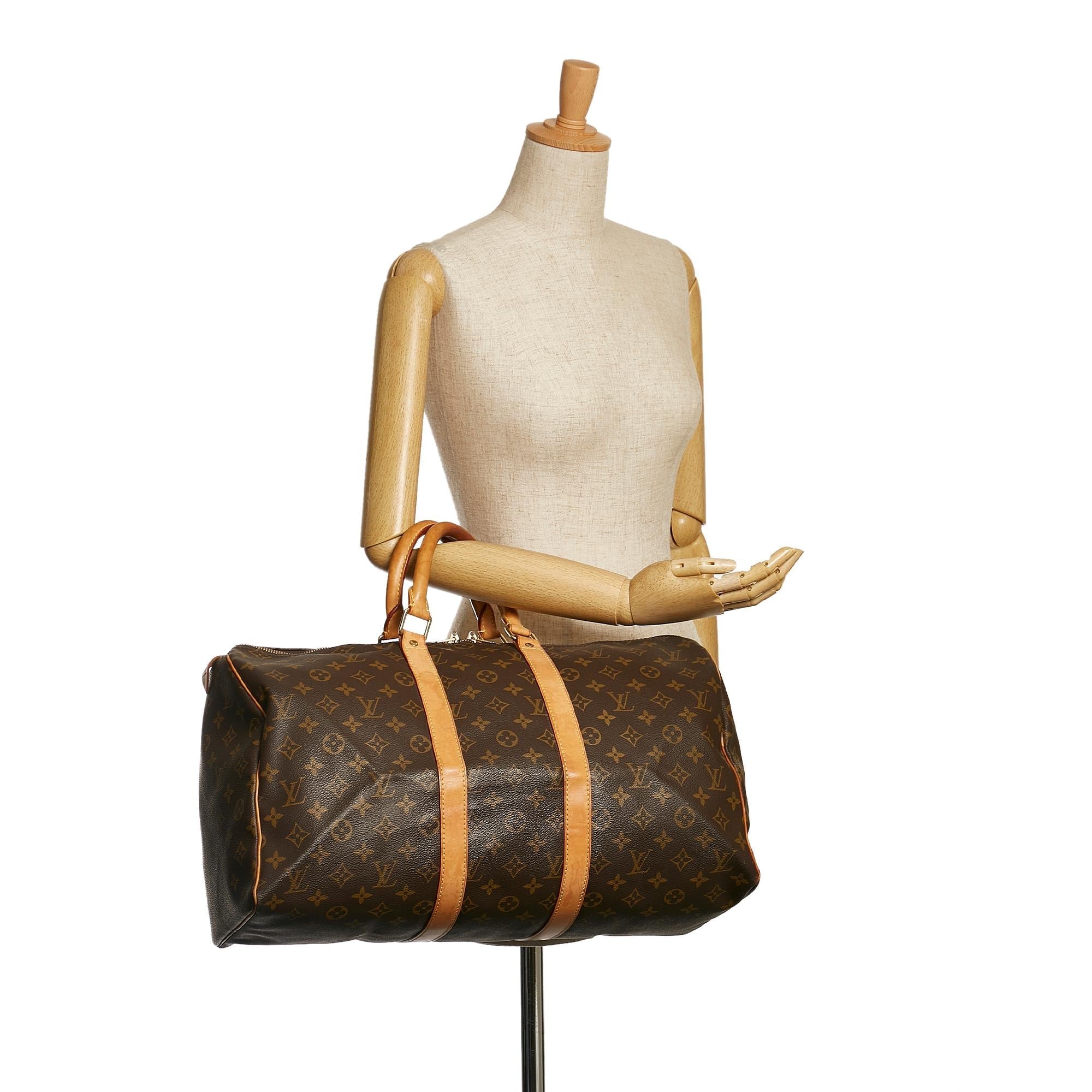 Louis Vuitton Monogram Keepall 45 (SHG-34931)