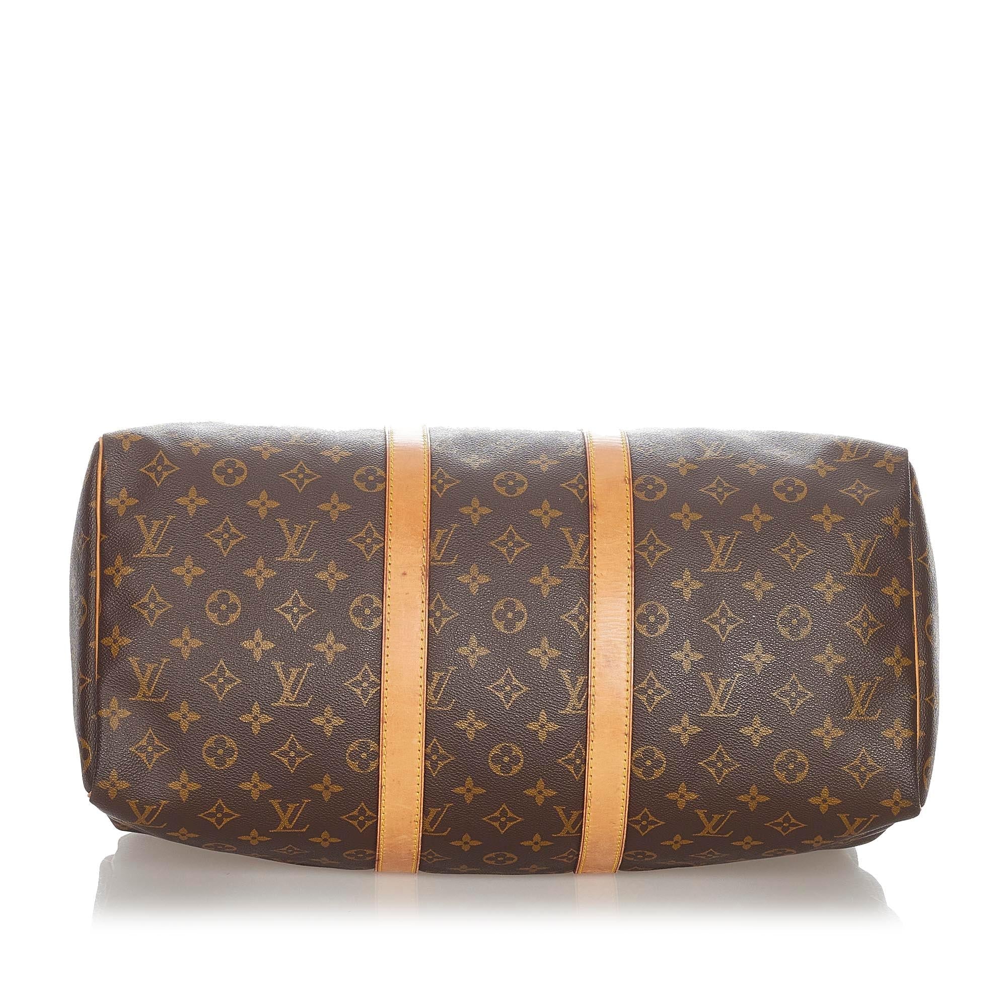 Louis Vuitton Monogram Keepall 45 (SHG-36350)