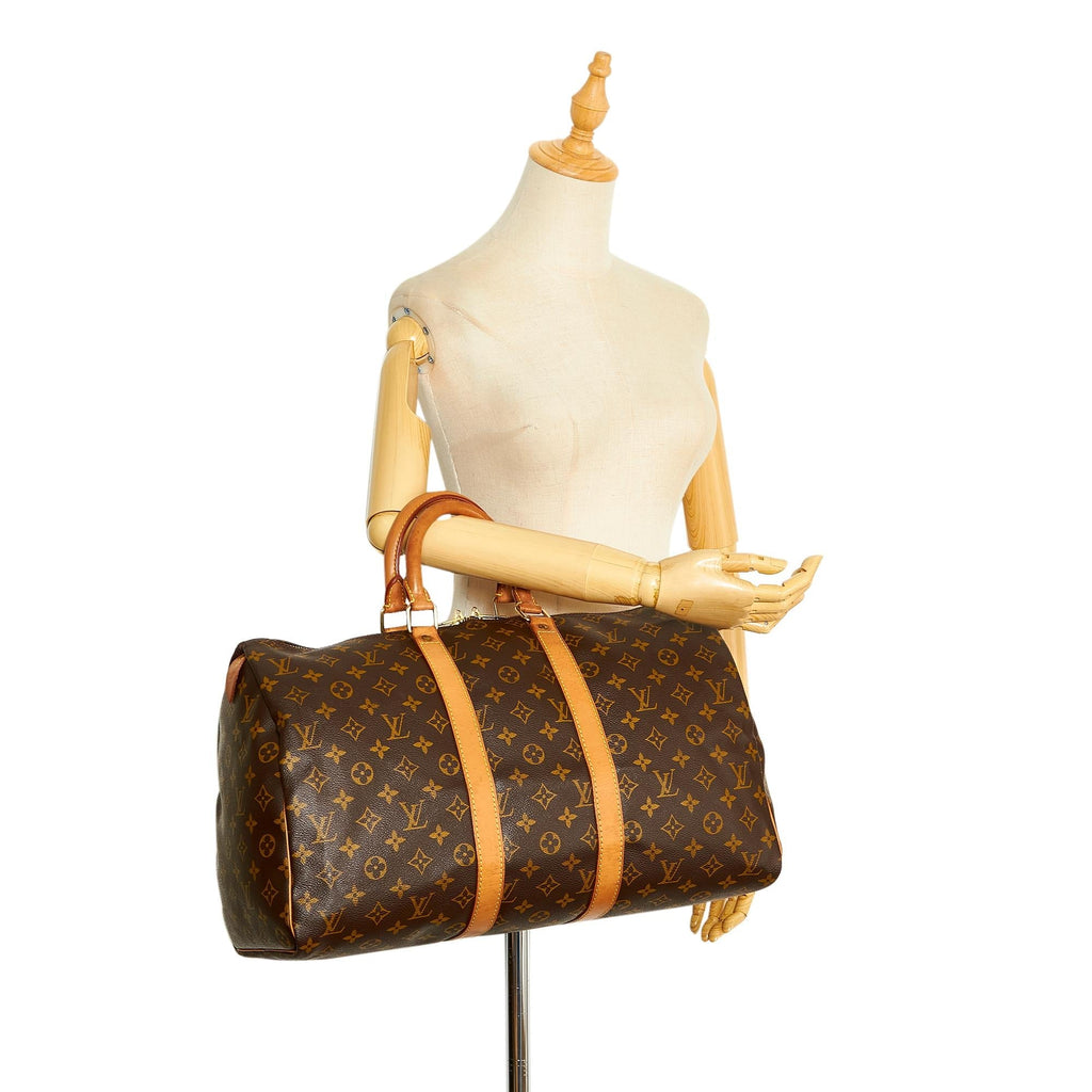 Louis Vuitton Monogram Keepall 45 (SHG-K0FVId)